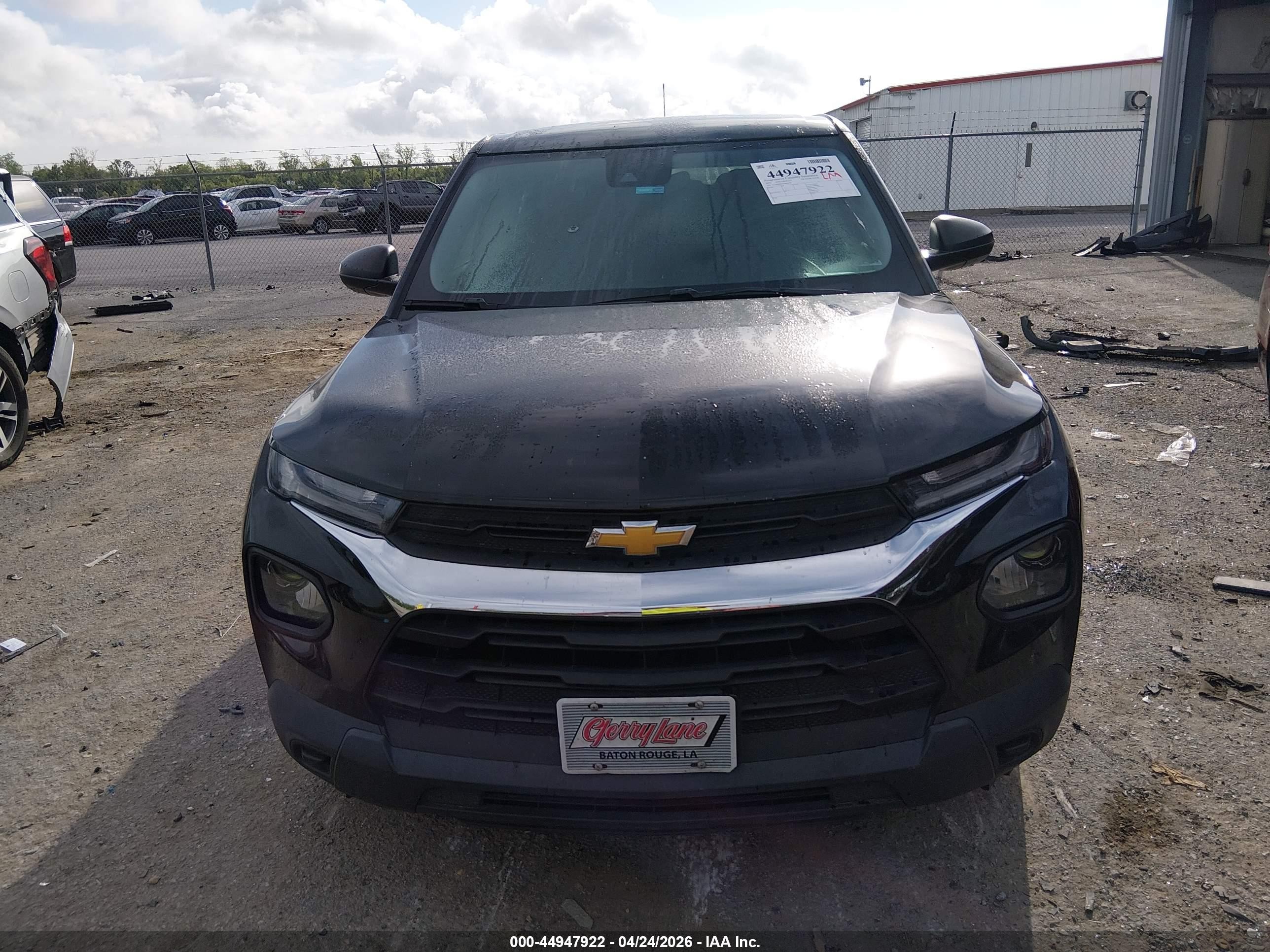 2023 Chevrolet Trailblazer Fwd Ls Черный vin: KL79MMS22PB001616