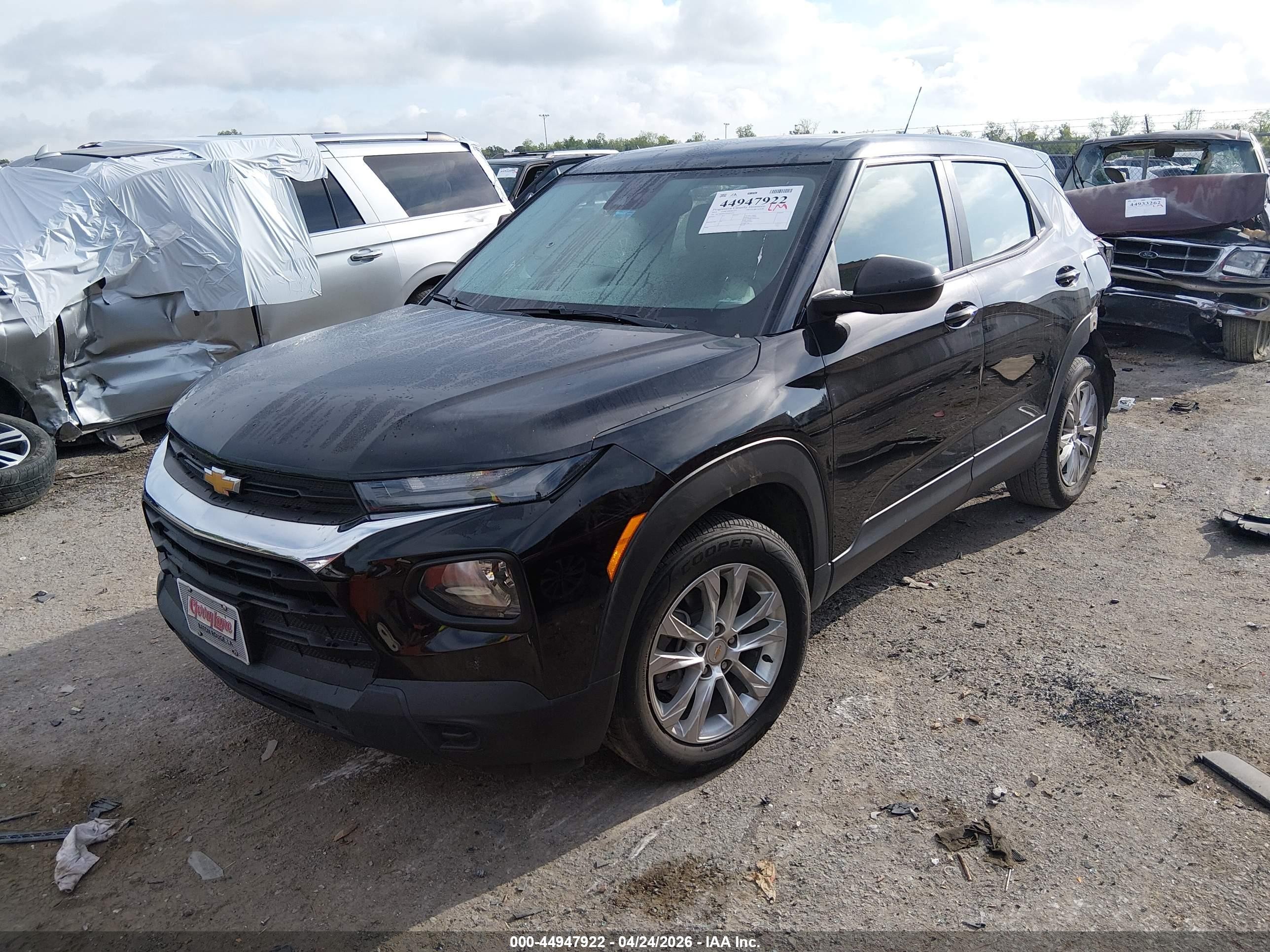 2023 Chevrolet Trailblazer Fwd Ls Черный vin: KL79MMS22PB001616