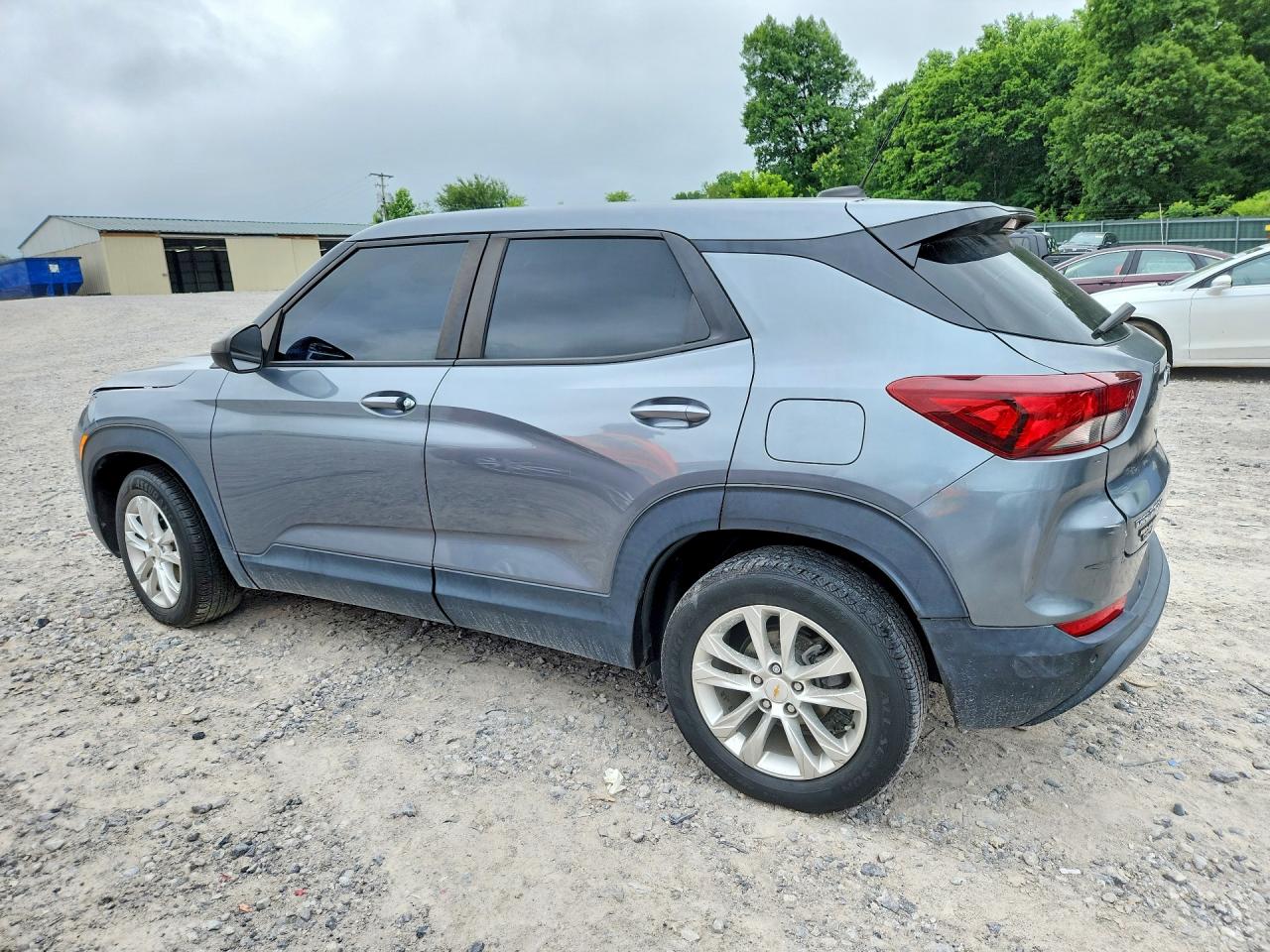 2021 Chevrolet Trailblazer Ls Gray vin: KL79MMS25MB181623