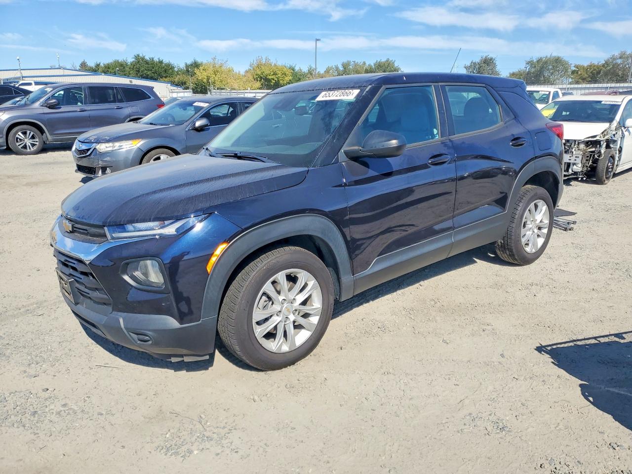 2021 Chevrolet Trailblazer Ls Синий vin: KL79MMS26MB033481