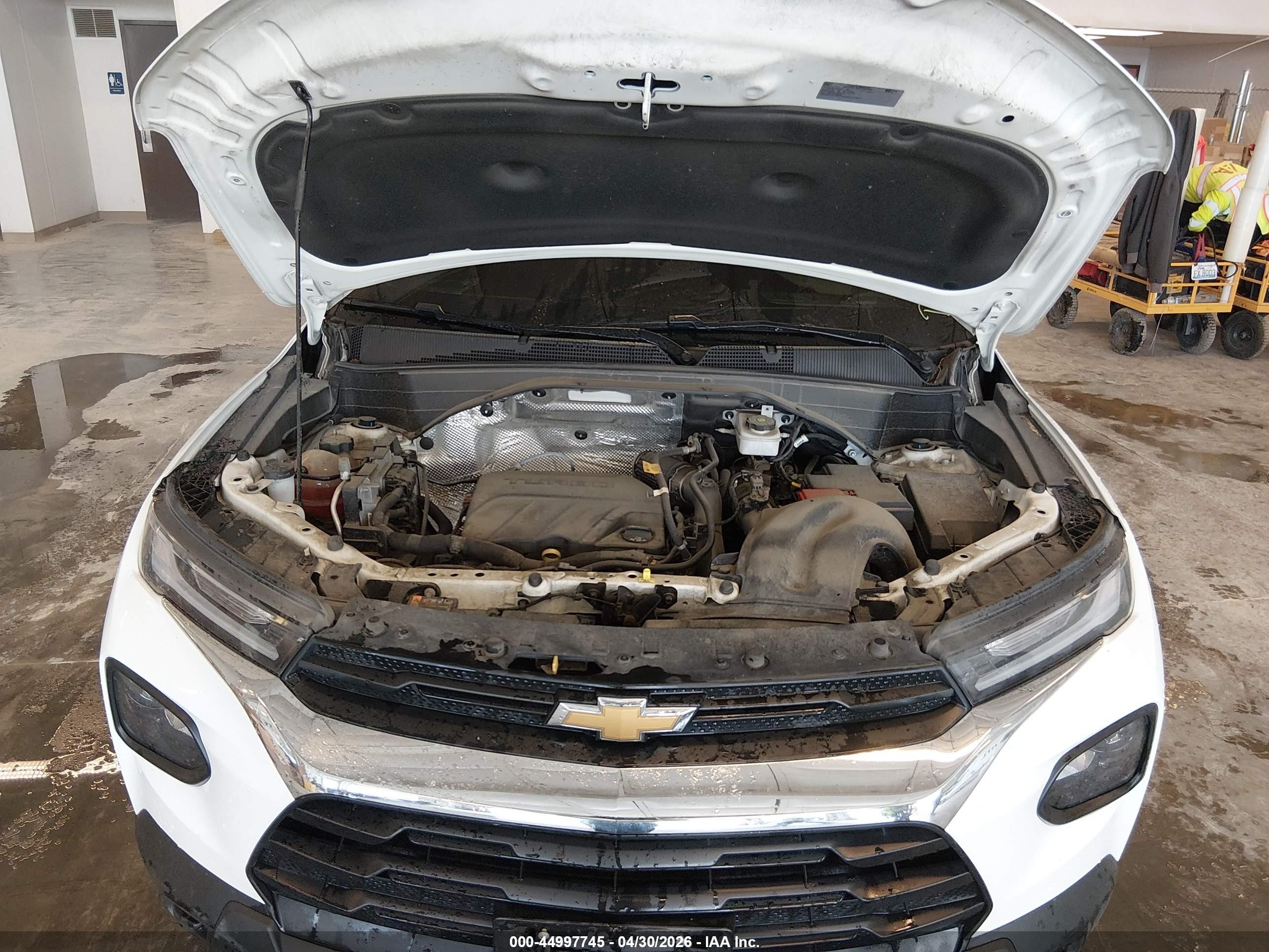 2023 Chevrolet Trailblazer Fwd Ls White vin: KL79MMS26PB077534