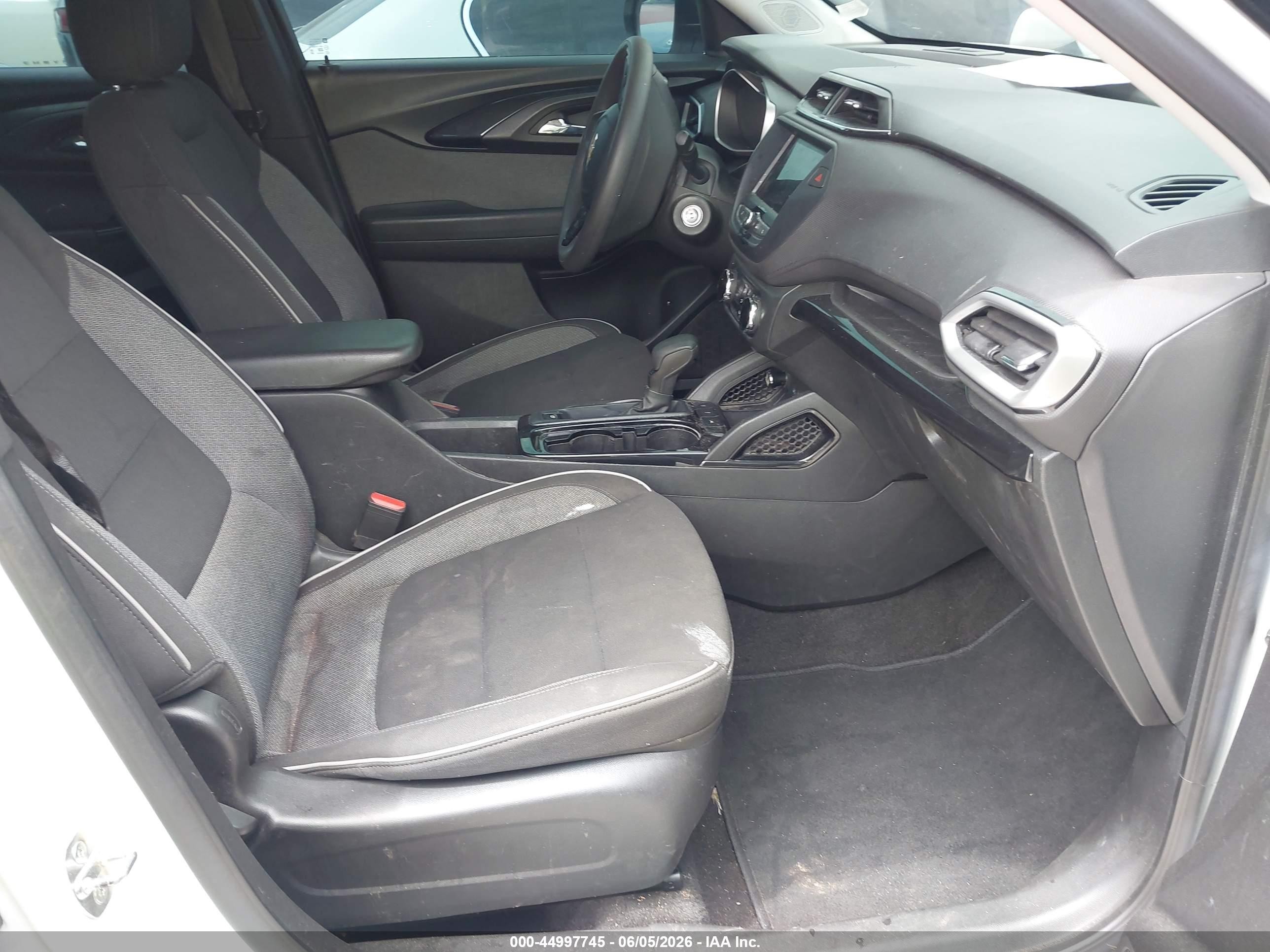 2023 Chevrolet Trailblazer Fwd Ls White vin: KL79MMS26PB077534