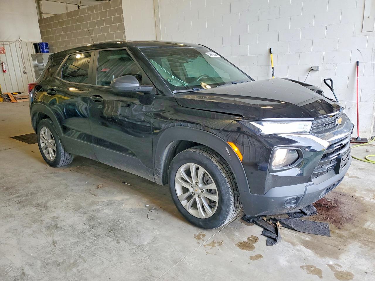 2021 Chevrolet Trailblazer Ls Black vin: KL79MMS27MB025521