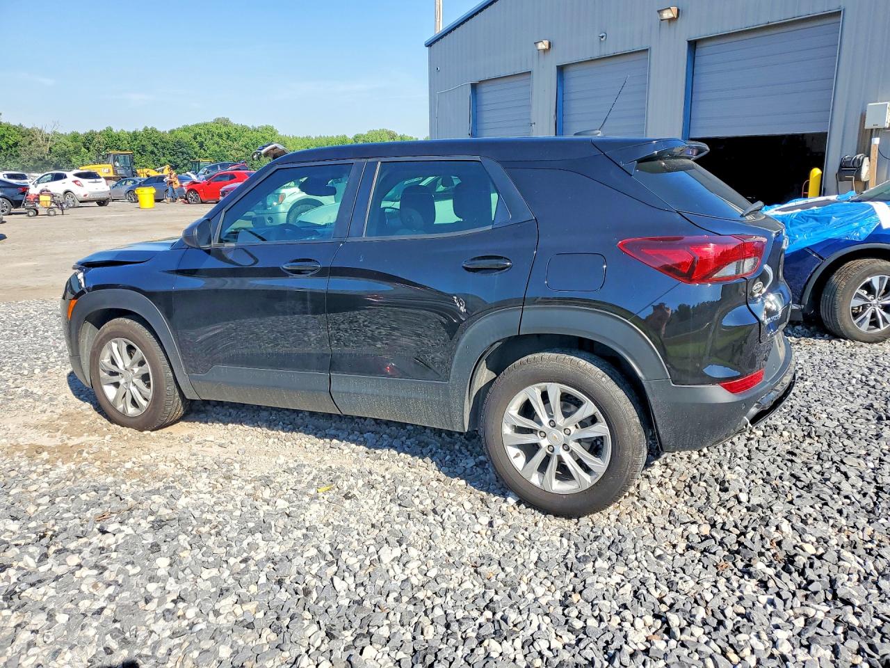 2022 Chevrolet Trailblazer Ls Black vin: KL79MMS28NB127752