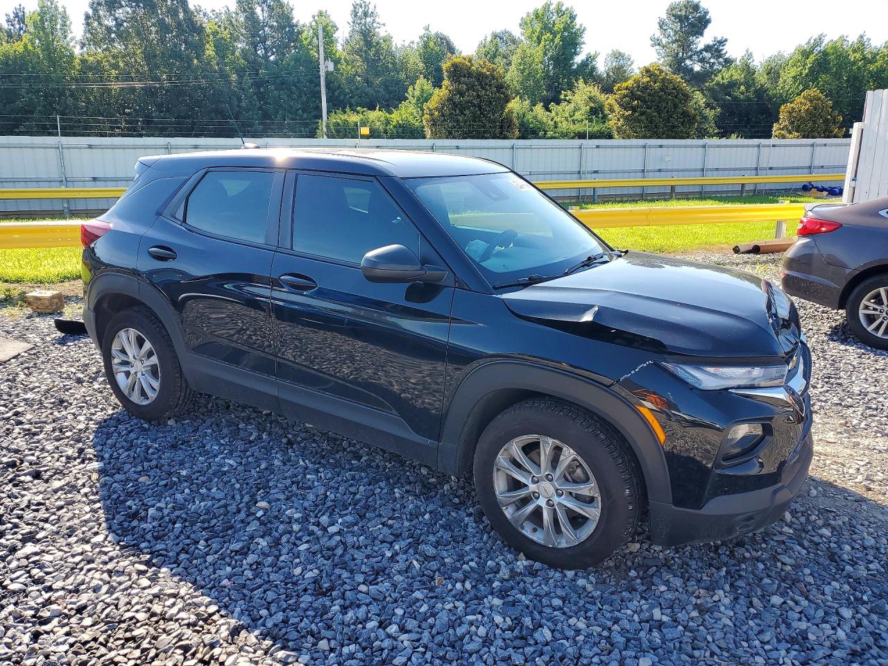 2022 Chevrolet Trailblazer Ls Black vin: KL79MMS28NB127752