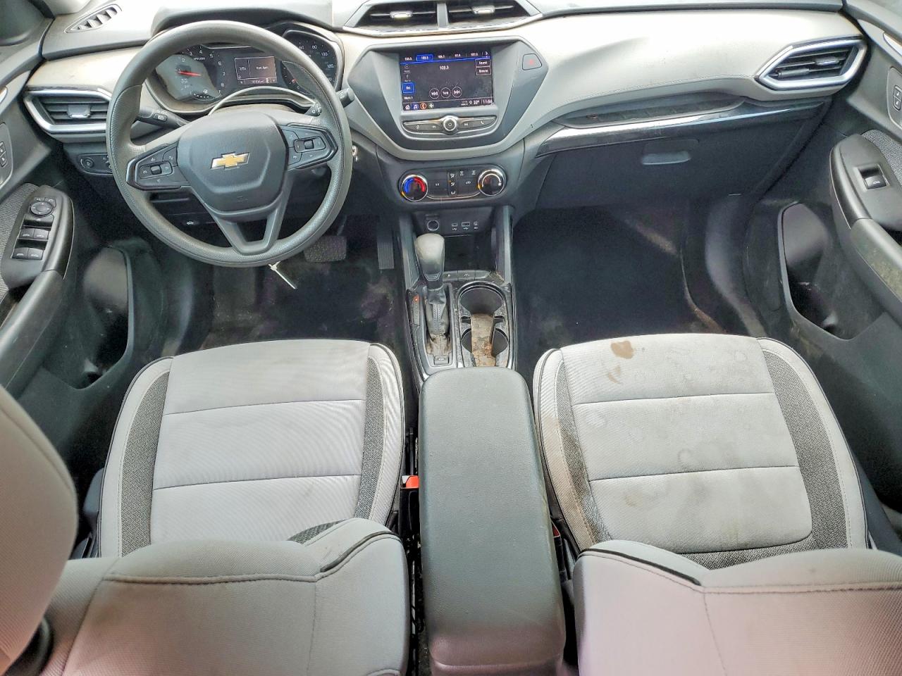 2021 Chevrolet Trailblazer Ls Gray vin: KL79MMS2XMB131011