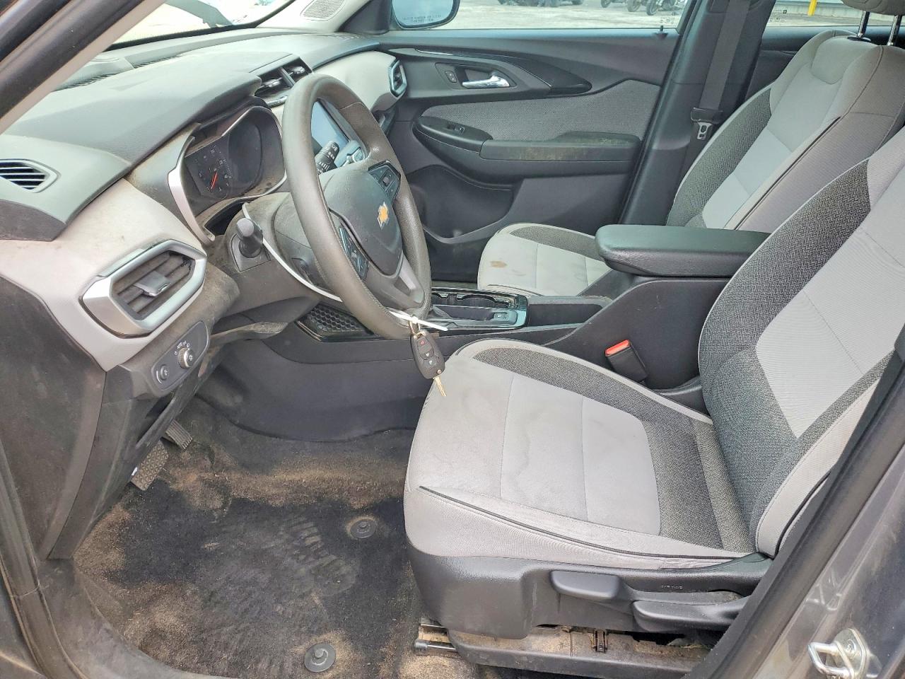 2021 Chevrolet Trailblazer Ls Gray vin: KL79MMS2XMB131011
