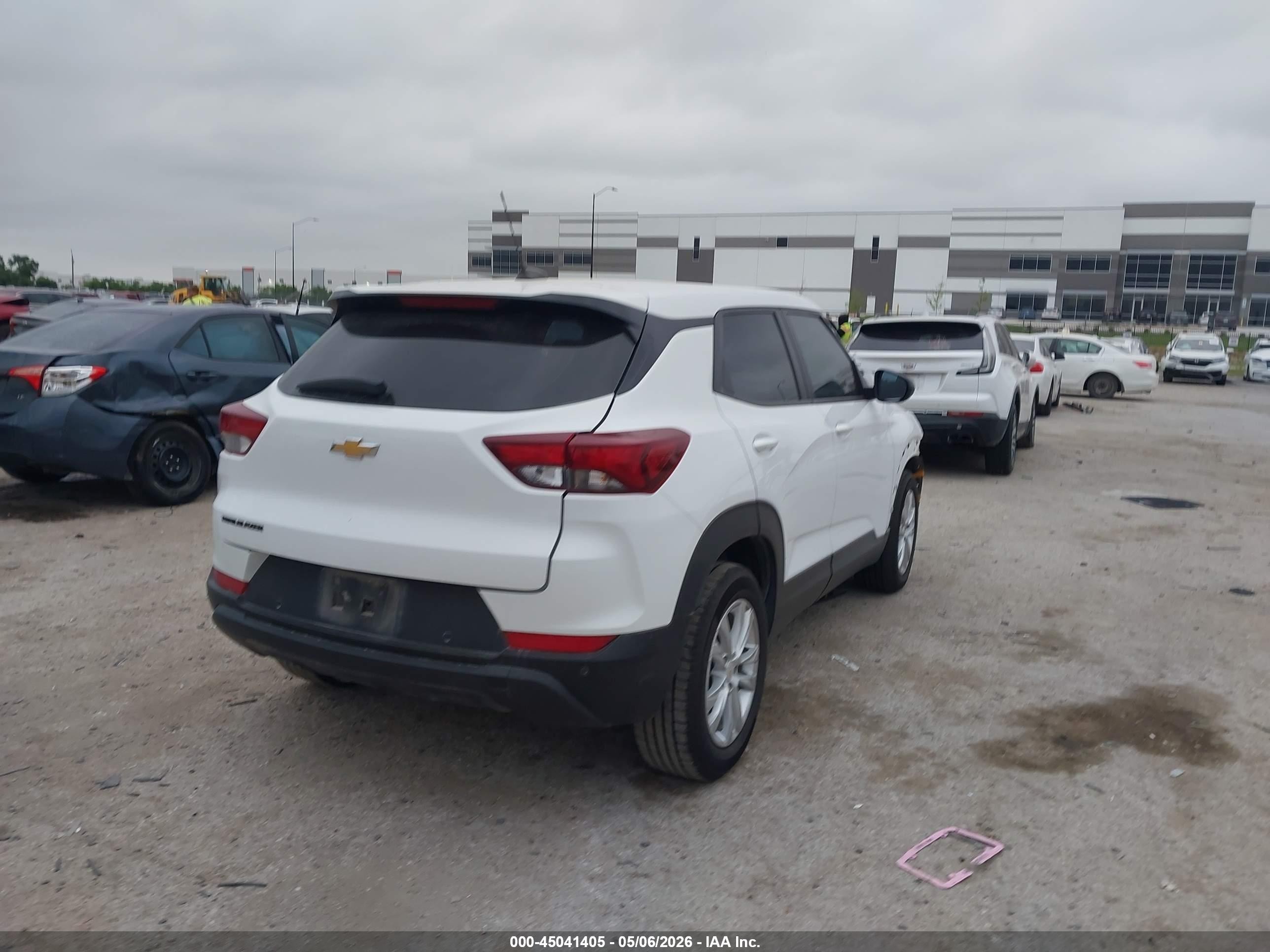 2021 Chevrolet Trailblazer Fwd Ls White vin: KL79MMS2XMB168186
