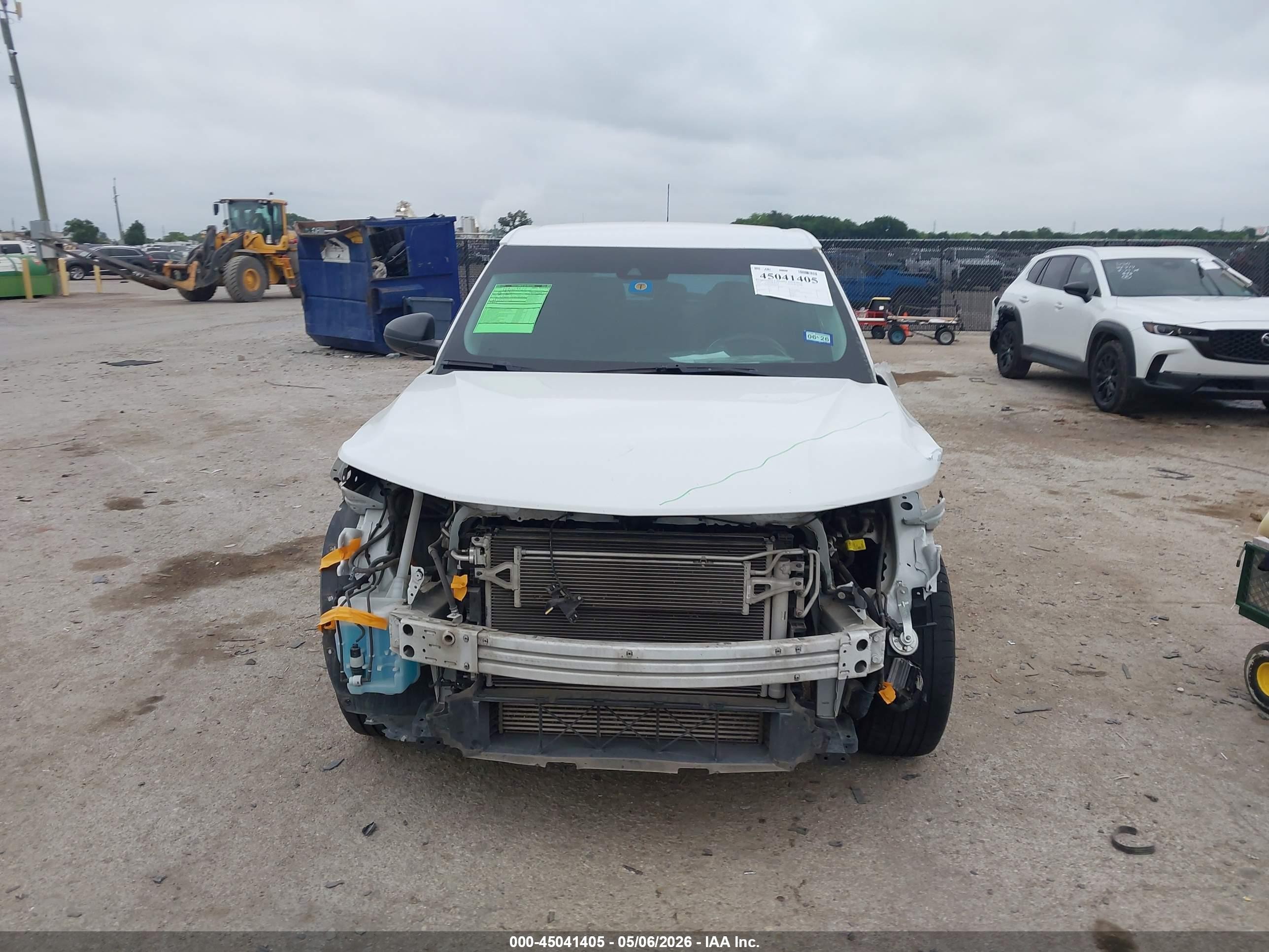 2021 Chevrolet Trailblazer Fwd Ls White vin: KL79MMS2XMB168186