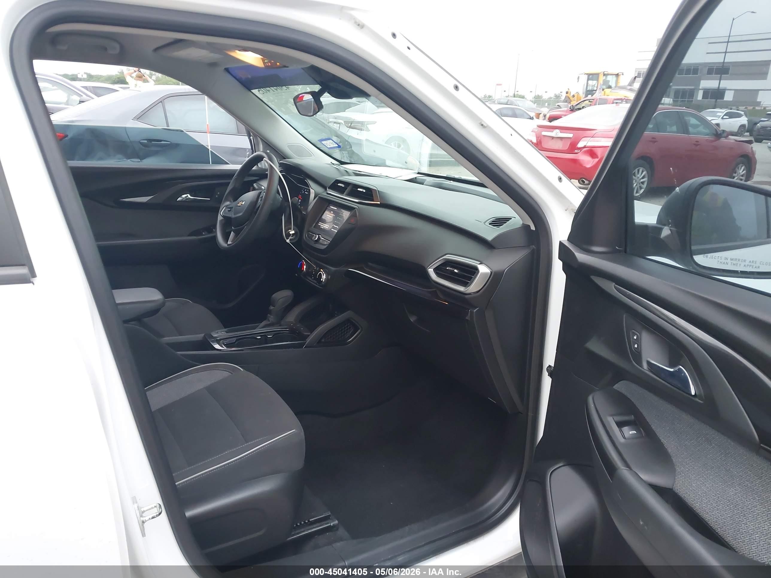 2021 Chevrolet Trailblazer Fwd Ls White vin: KL79MMS2XMB168186