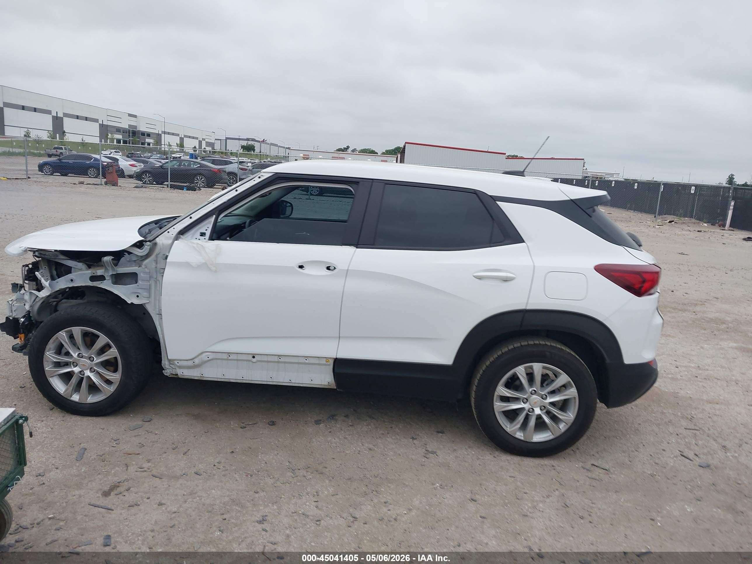 2021 Chevrolet Trailblazer Fwd Ls White vin: KL79MMS2XMB168186