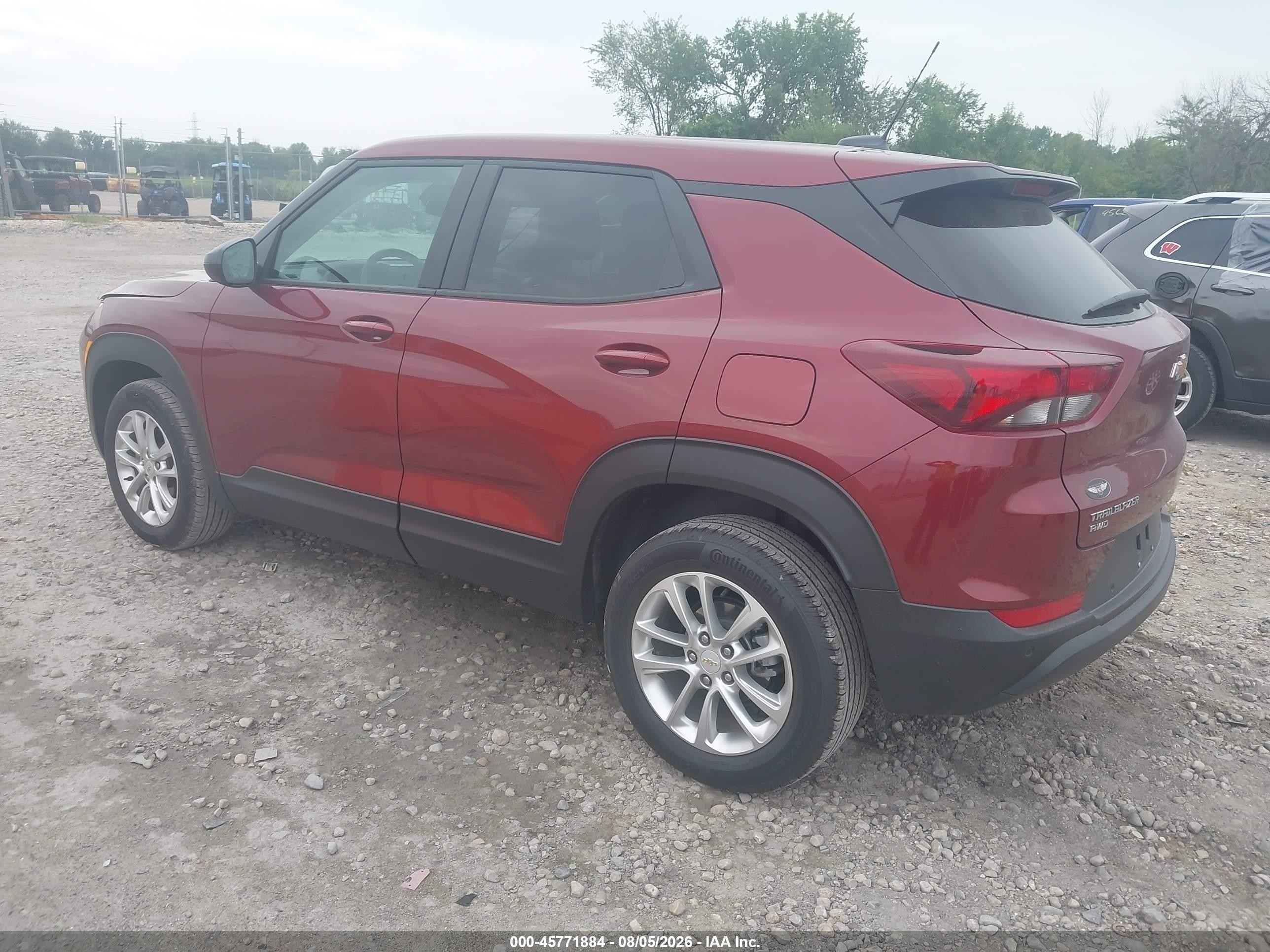 2025 Chevrolet Trailblazer Awd Ls Красный vin: KL79MNSL2SB130706