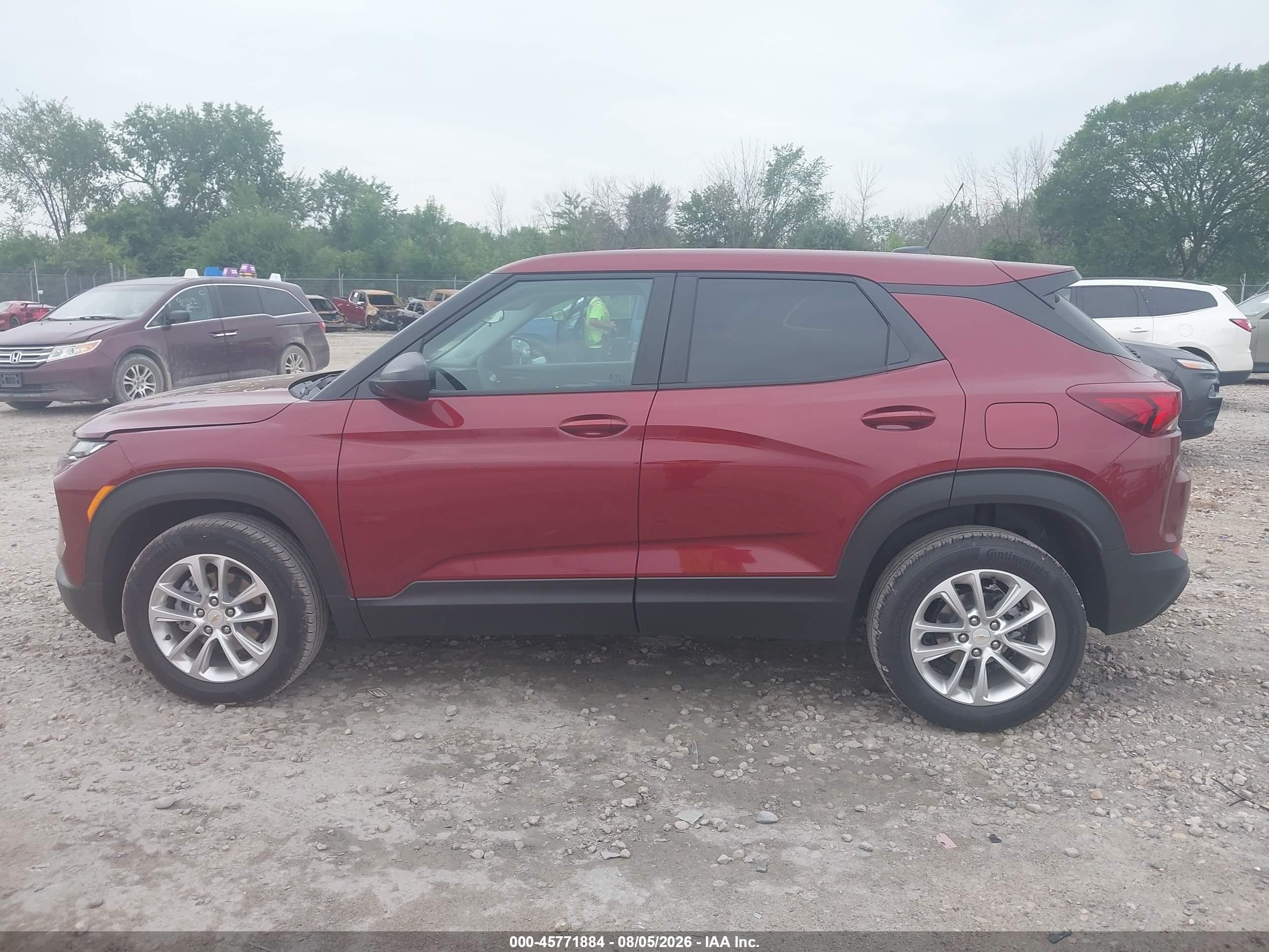 2025 Chevrolet Trailblazer Awd Ls Красный vin: KL79MNSL2SB130706
