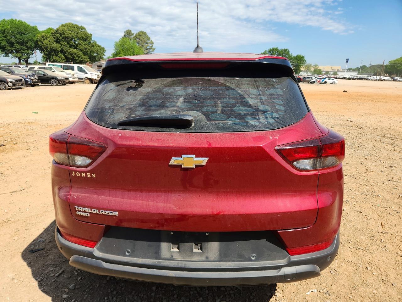 2021 Chevrolet Trailblazer Ls Red vin: KL79MNSLXMB033787