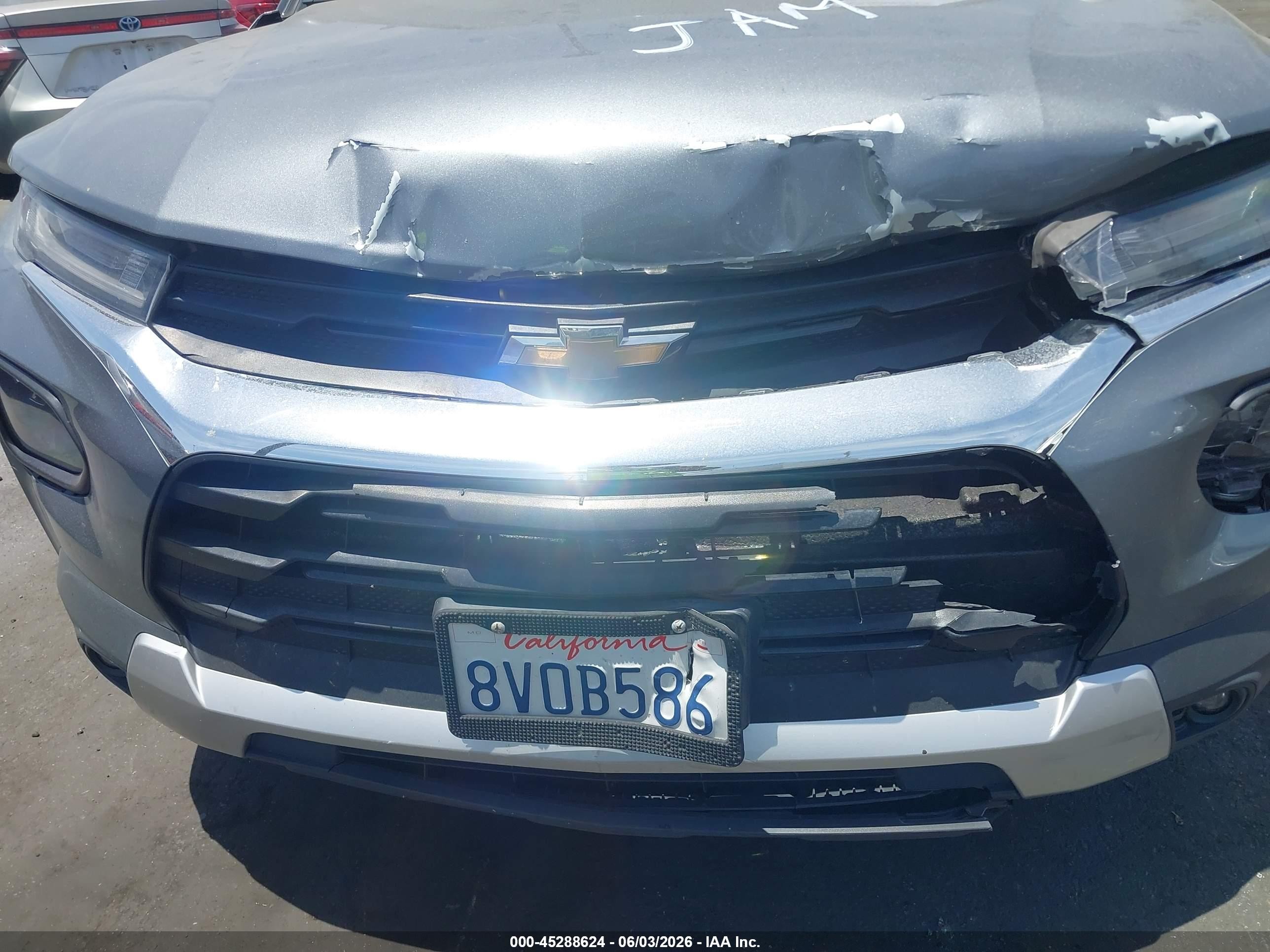 2021 Chevrolet Trailblazer Fwd Lt Gray vin: KL79MPS21MB093380