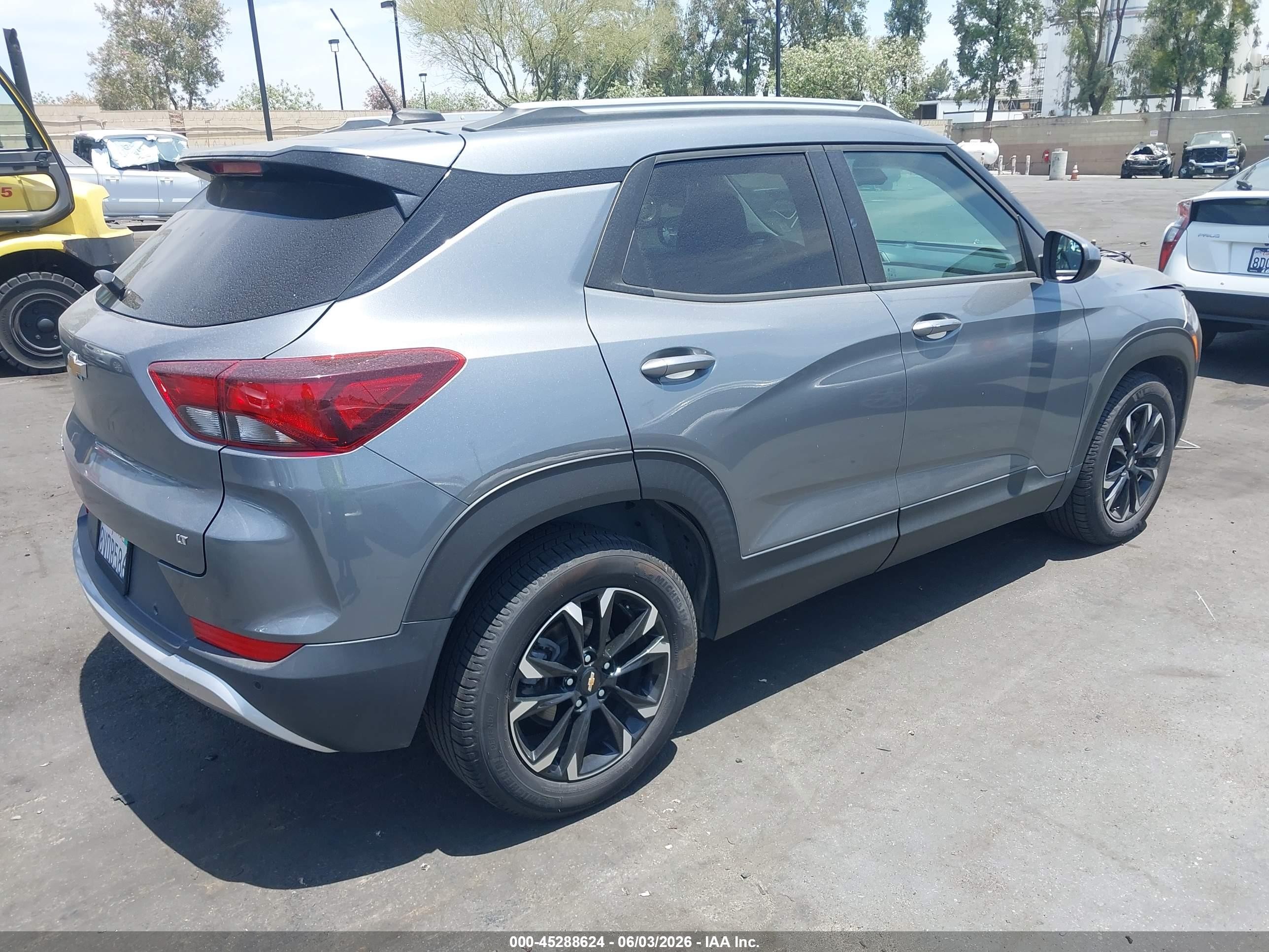 2021 Chevrolet Trailblazer Fwd Lt Gray vin: KL79MPS21MB093380