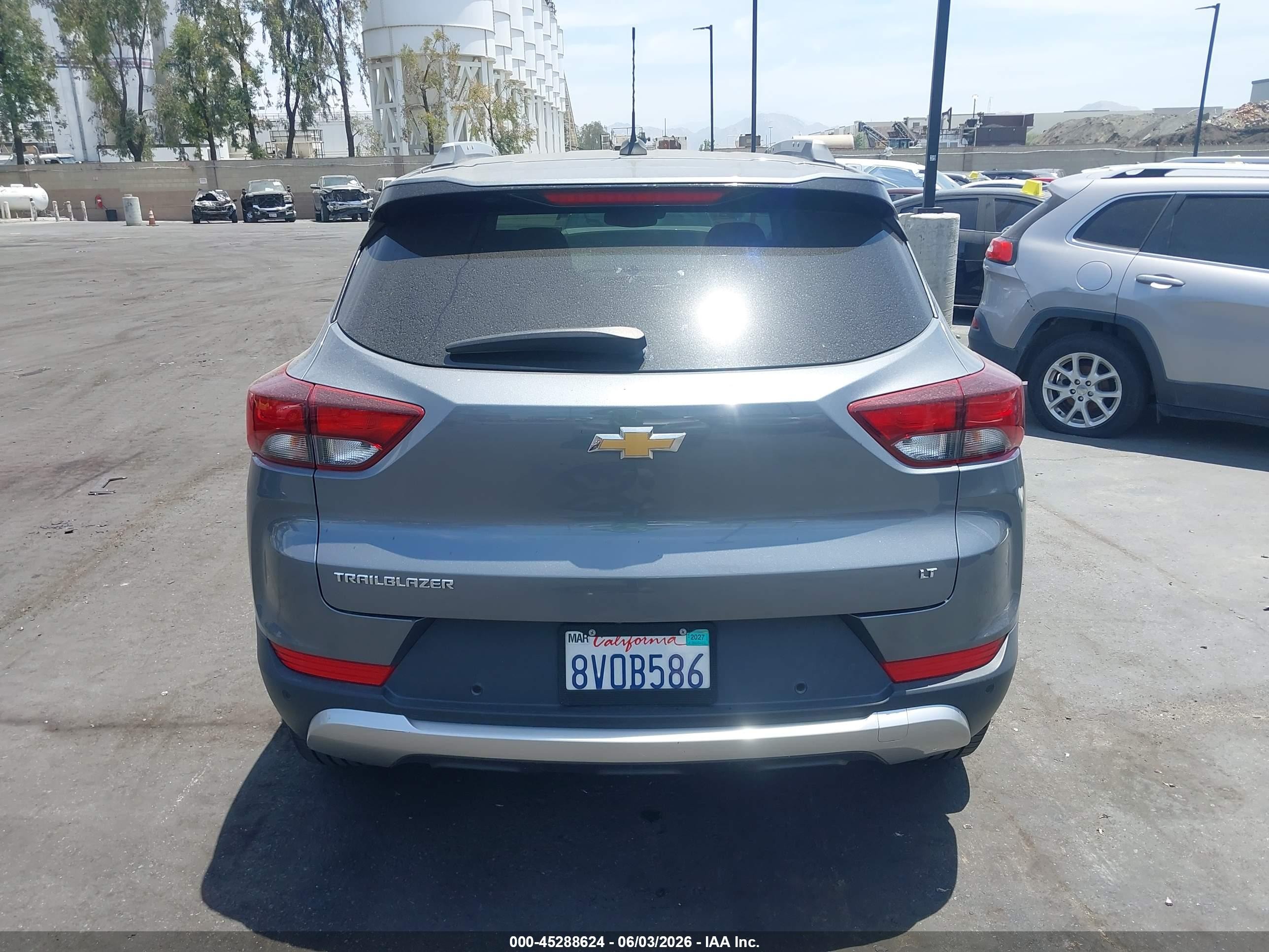 2021 Chevrolet Trailblazer Fwd Lt Gray vin: KL79MPS21MB093380