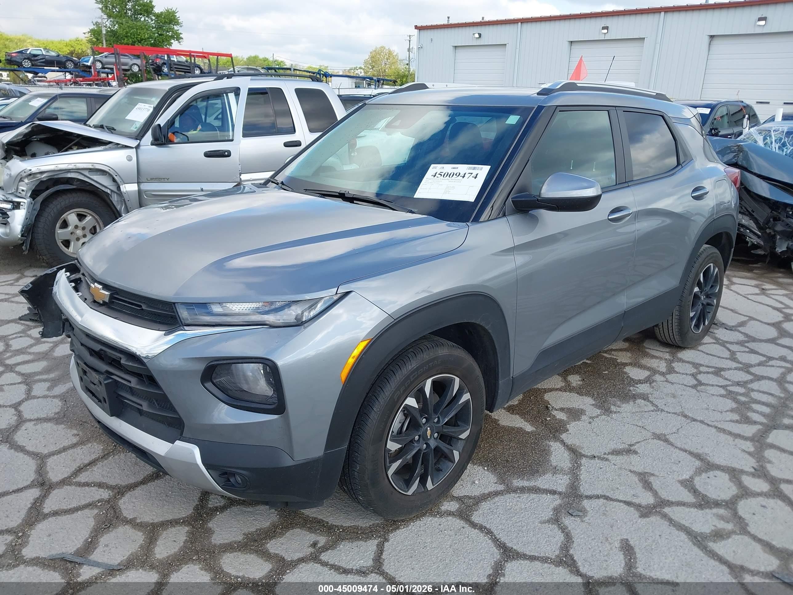 2023 Chevrolet Trailblazer Fwd Lt Серый vin: KL79MPS22PB134927