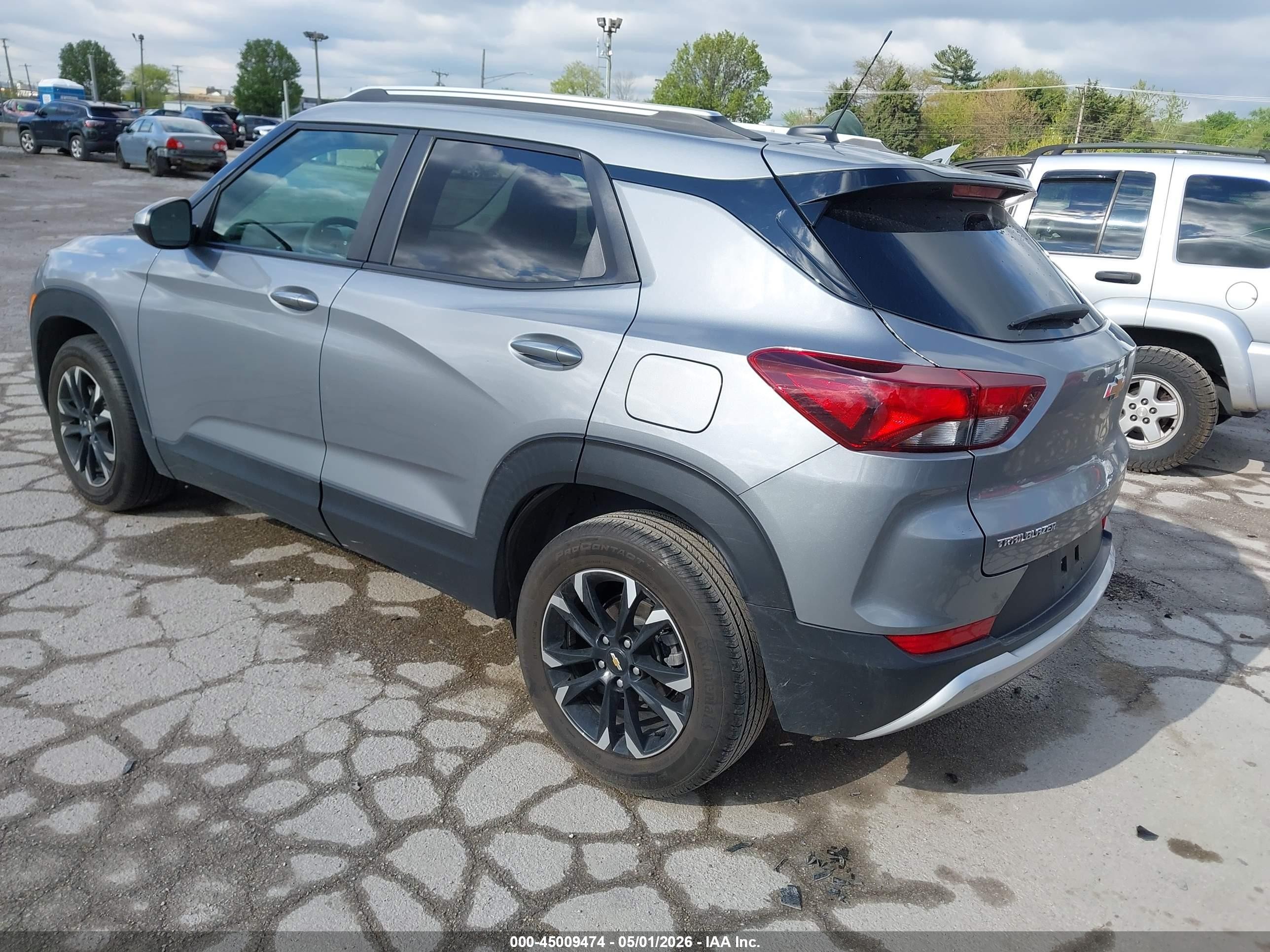 2023 Chevrolet Trailblazer Fwd Lt Серый vin: KL79MPS22PB134927