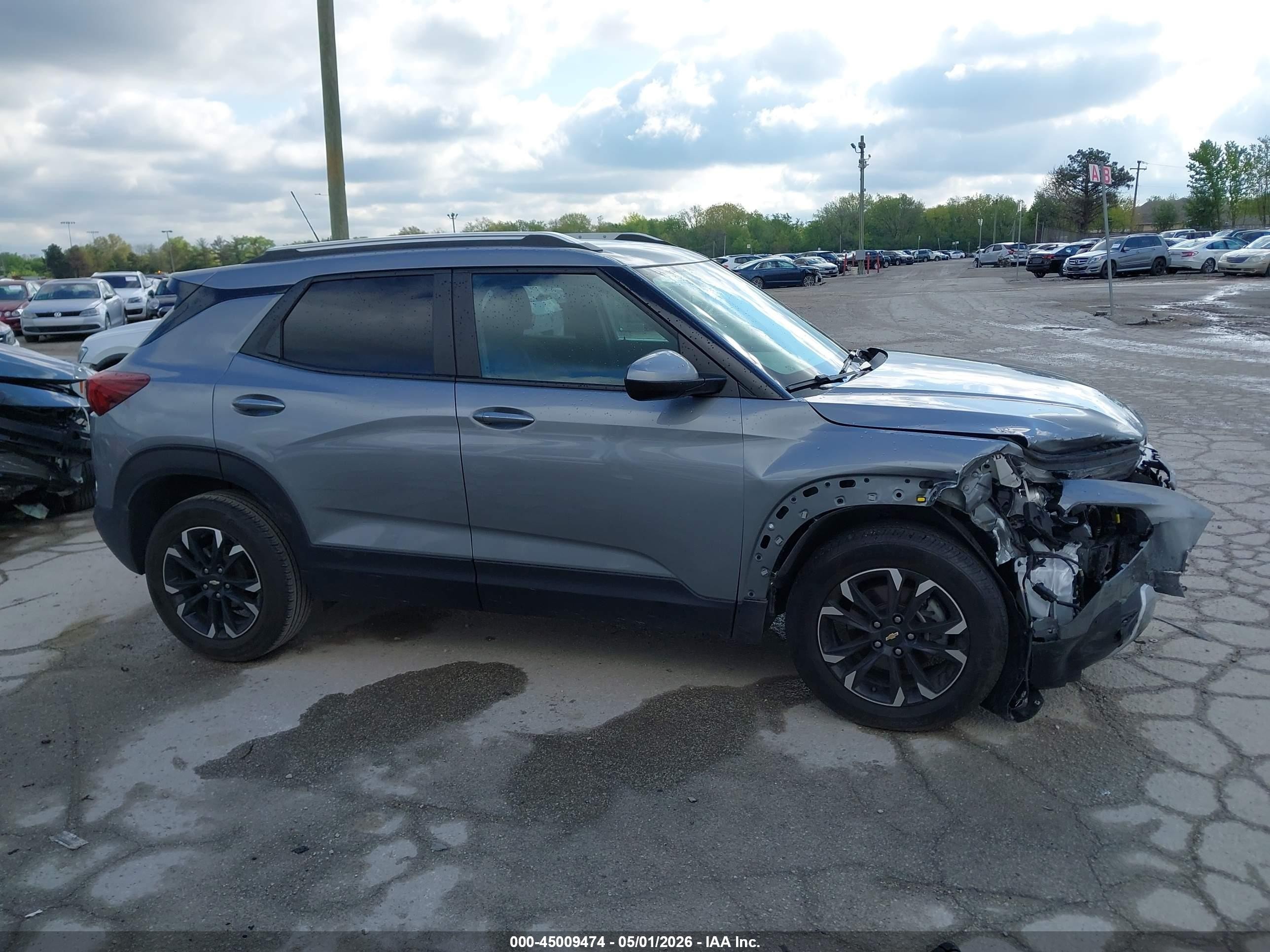 2023 Chevrolet Trailblazer Fwd Lt Серый vin: KL79MPS22PB134927
