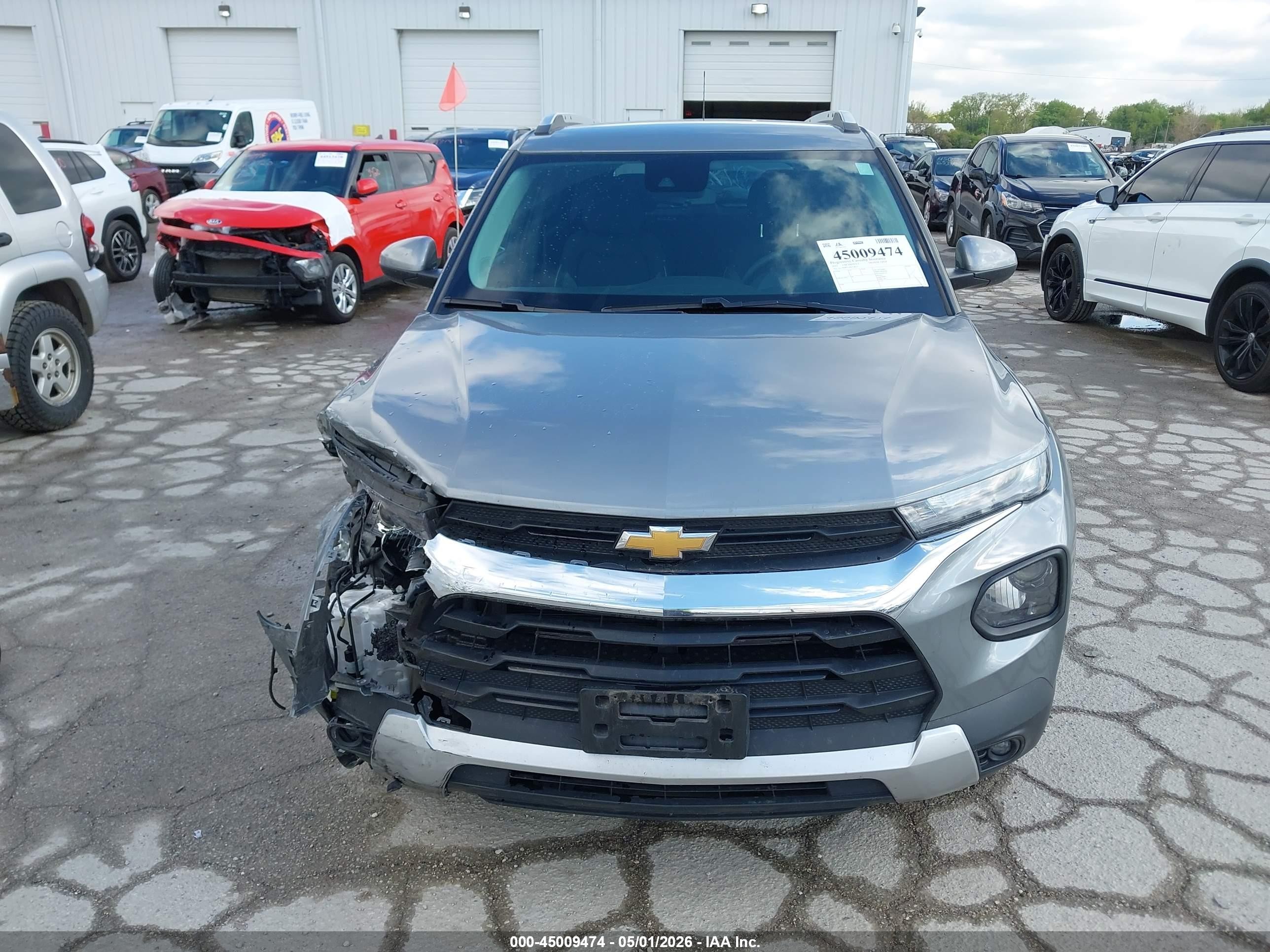 2023 Chevrolet Trailblazer Fwd Lt Серый vin: KL79MPS22PB134927