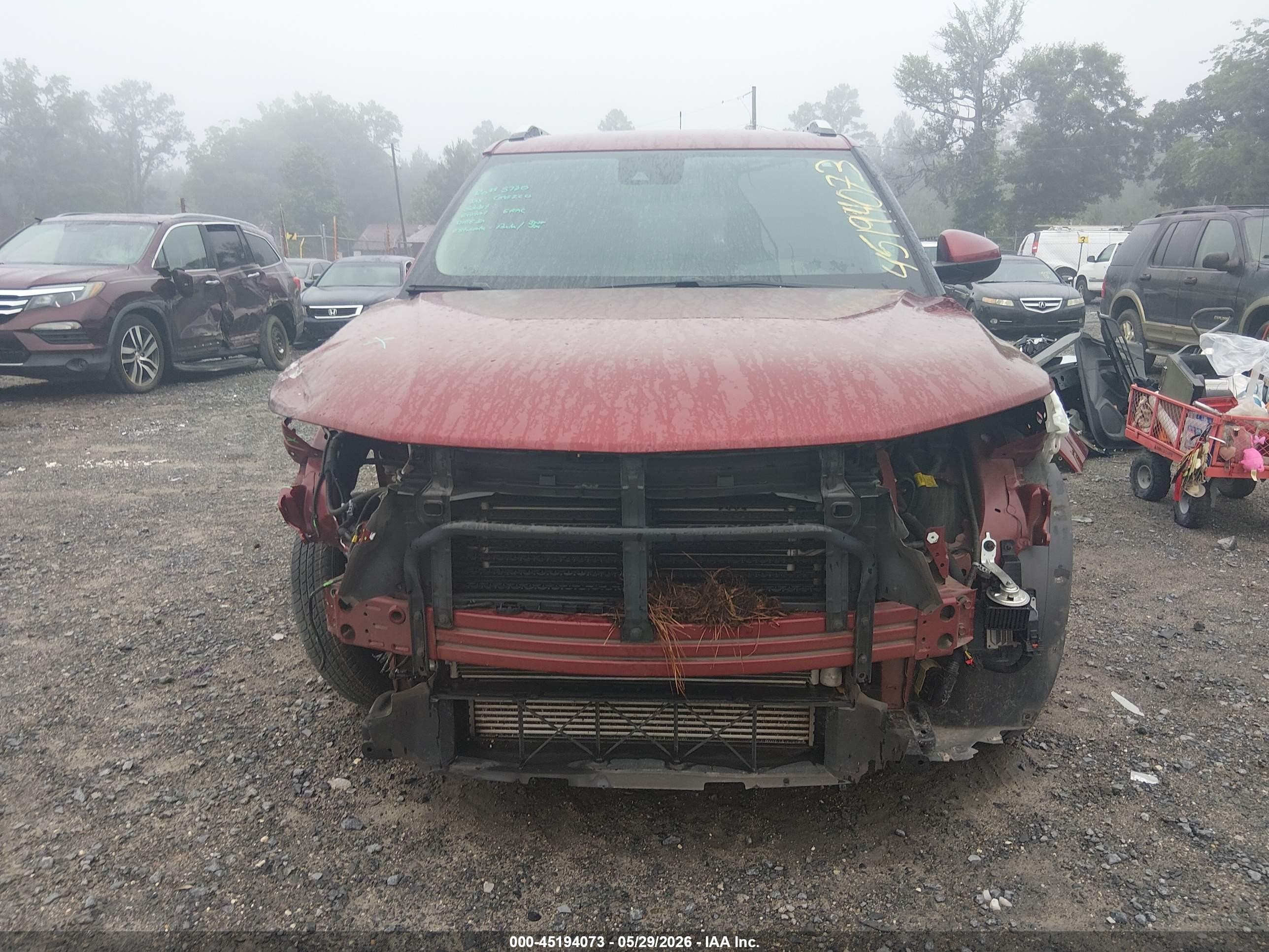 2023 Chevrolet Trailblazer Fwd Lt Red vin: KL79MPS27PB057892