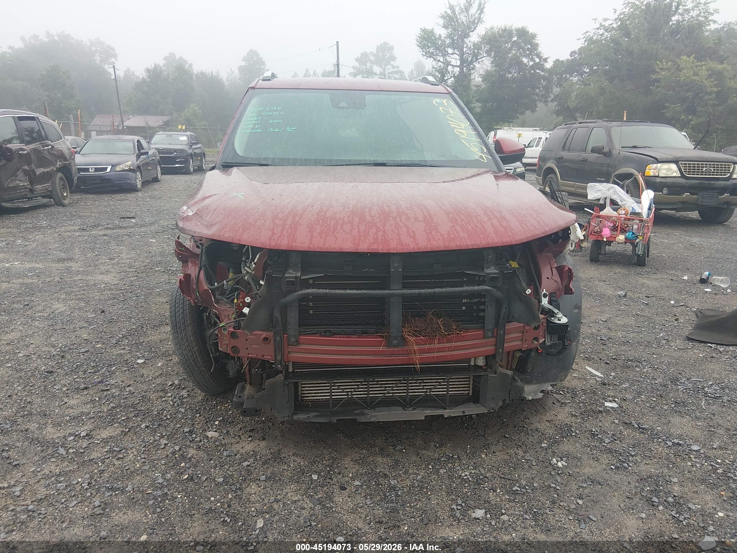 2023 Chevrolet Trailblazer Fwd Lt Red vin: KL79MPS27PB057892