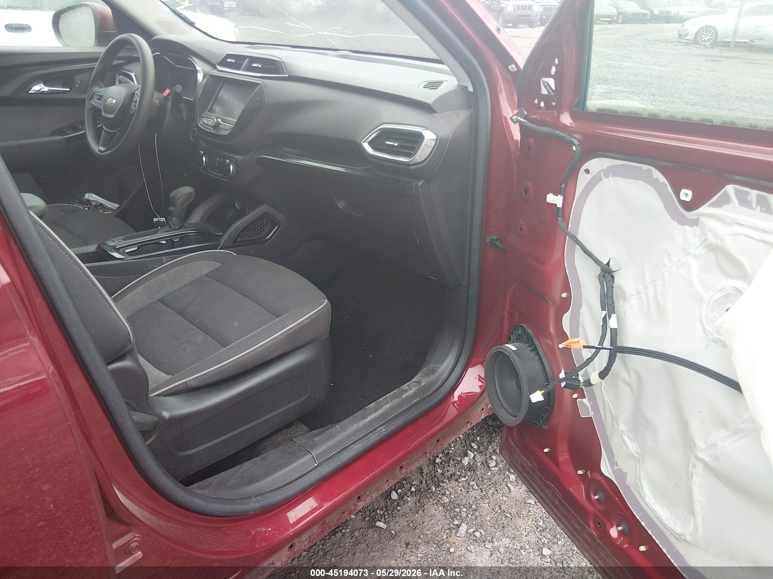 2023 Chevrolet Trailblazer Fwd Lt Red vin: KL79MPS27PB057892