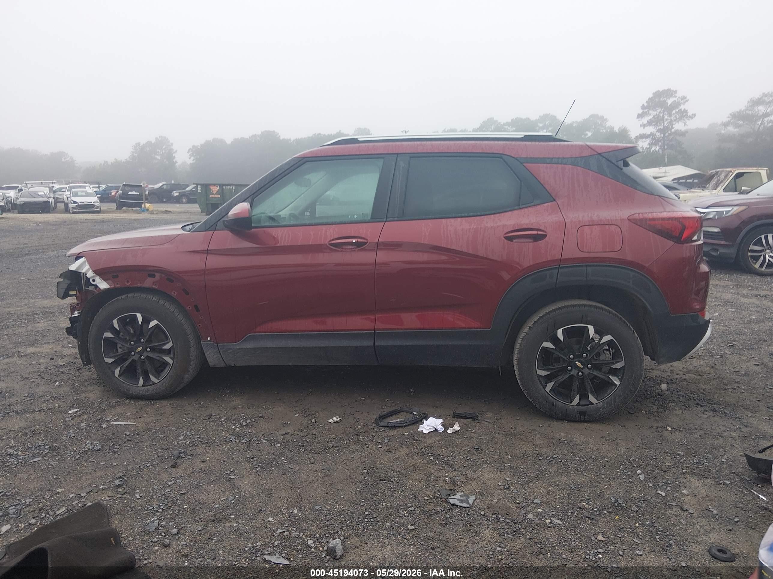 2023 Chevrolet Trailblazer Fwd Lt Red vin: KL79MPS27PB057892