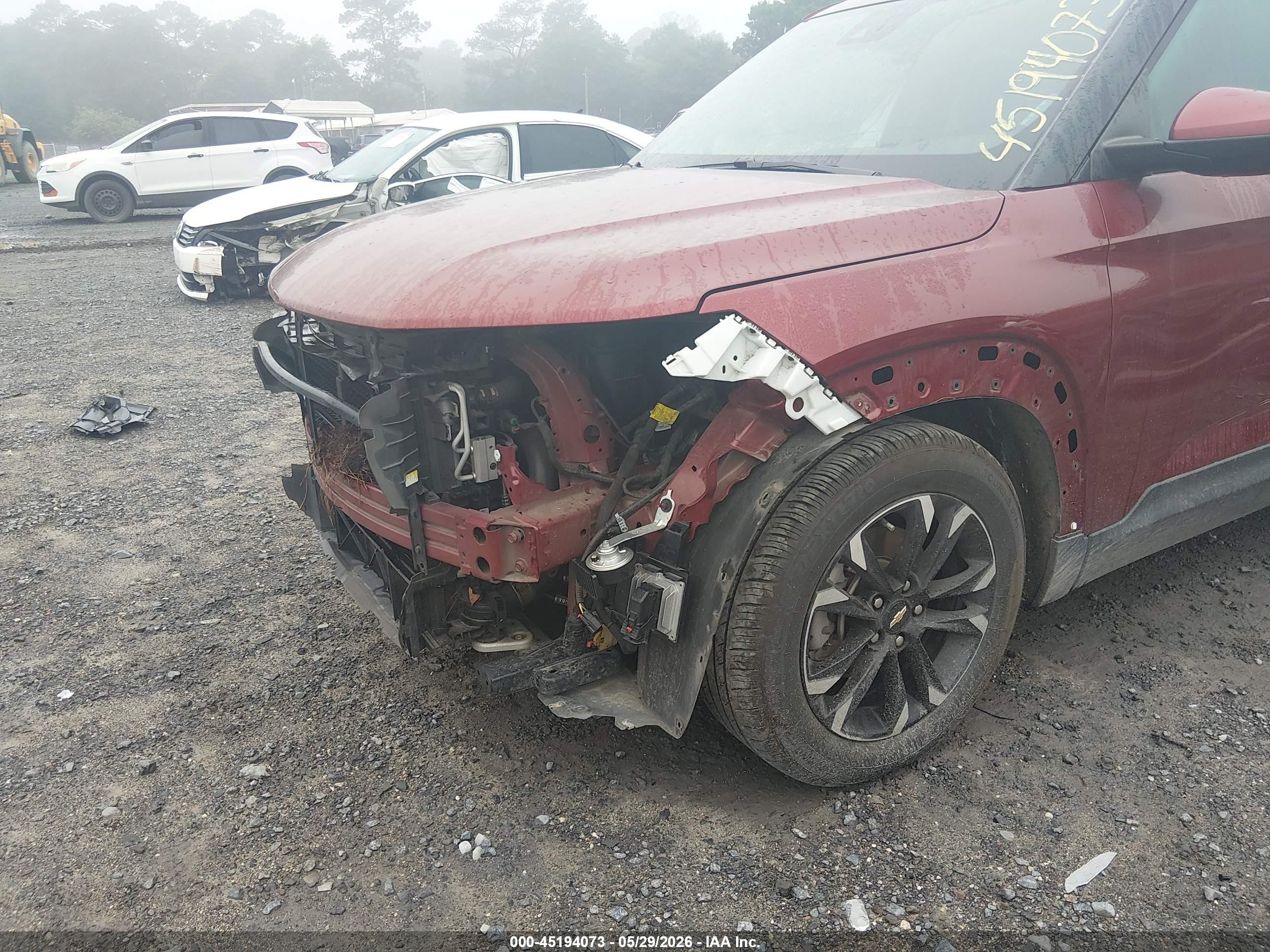 2023 Chevrolet Trailblazer Fwd Lt Red vin: KL79MPS27PB057892