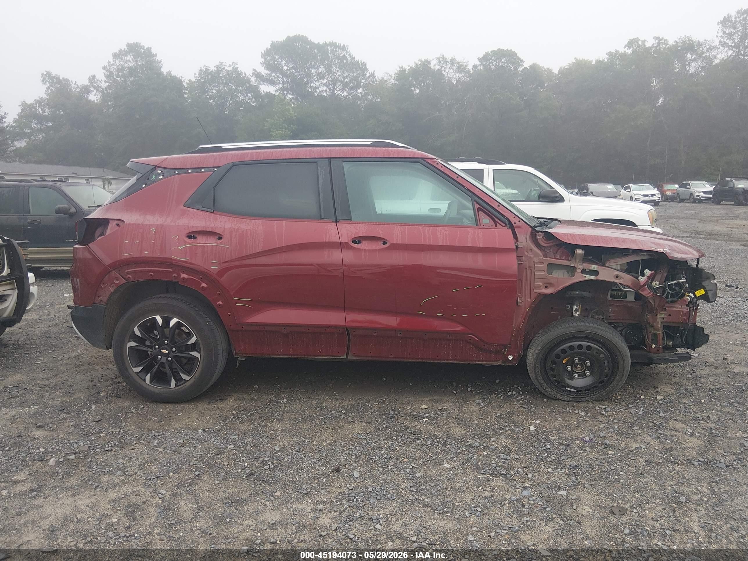 2023 Chevrolet Trailblazer Fwd Lt Red vin: KL79MPS27PB057892