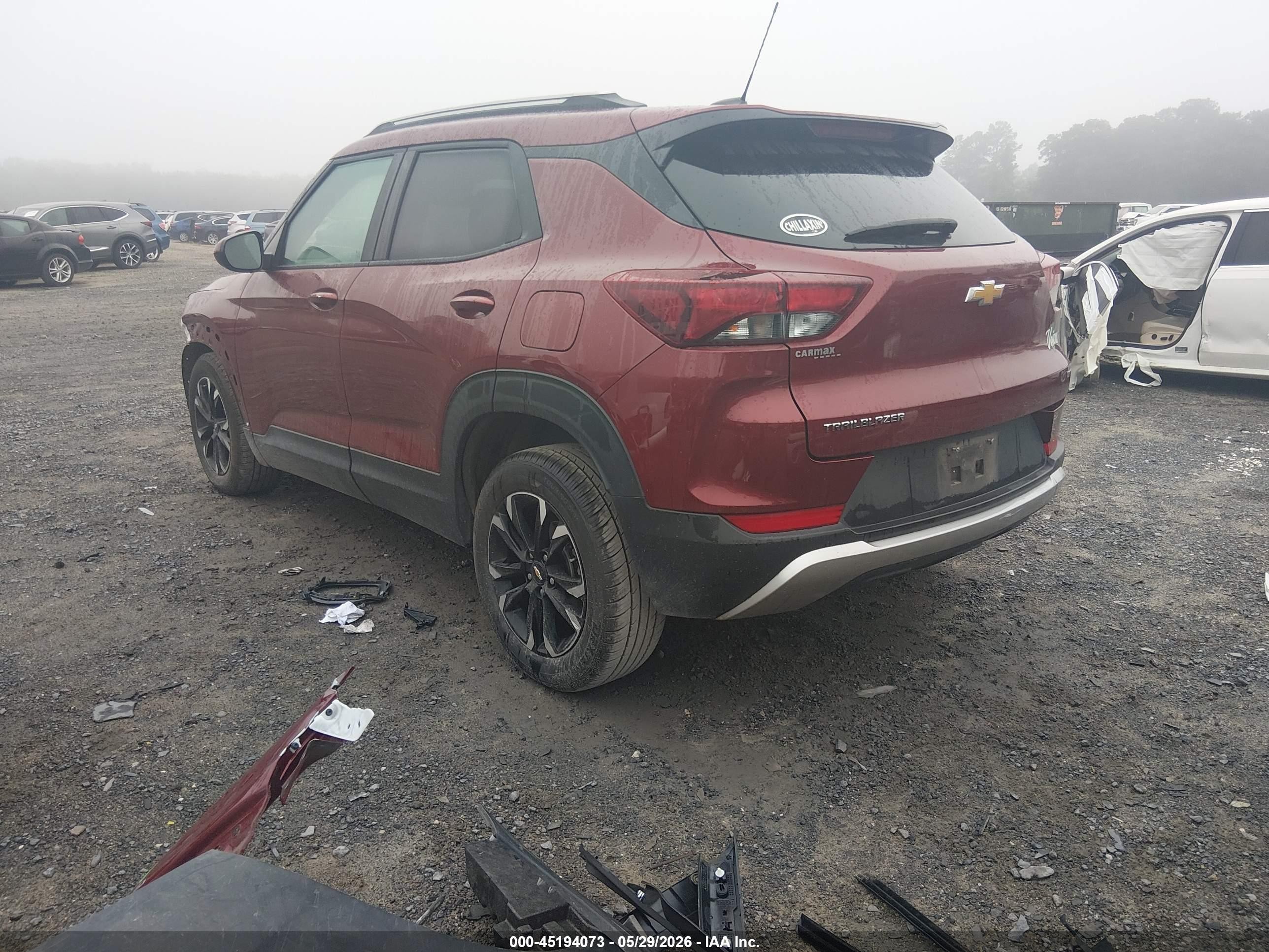 2023 Chevrolet Trailblazer Fwd Lt Red vin: KL79MPS27PB057892