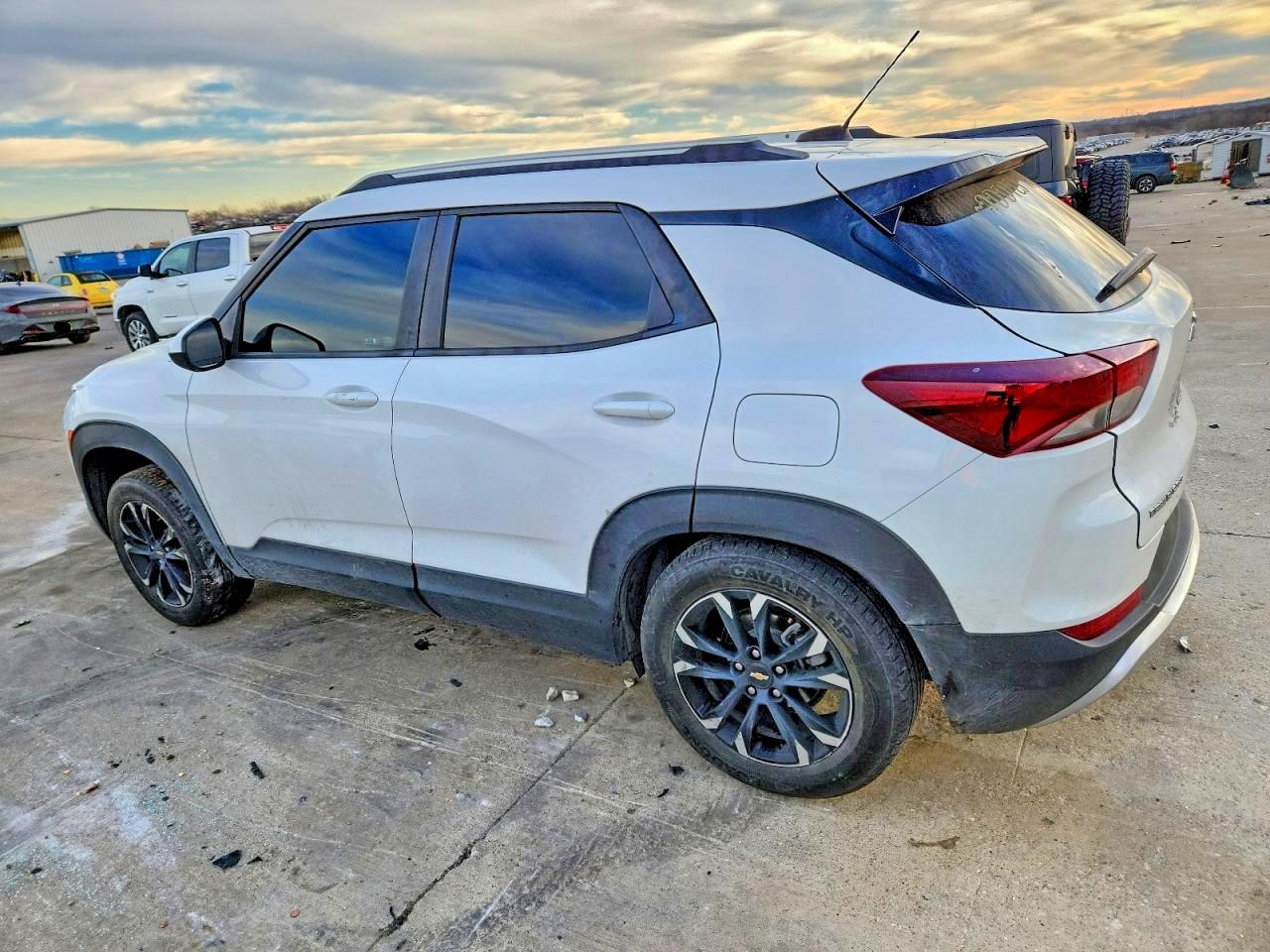 2021 Chevrolet Trailblazer Lt White vin: KL79MPS29MB015140