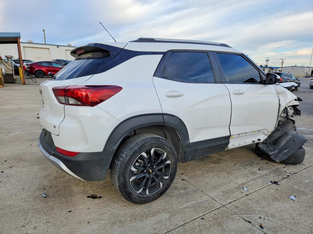 2021 Chevrolet Trailblazer Lt White vin: KL79MPS29MB015140