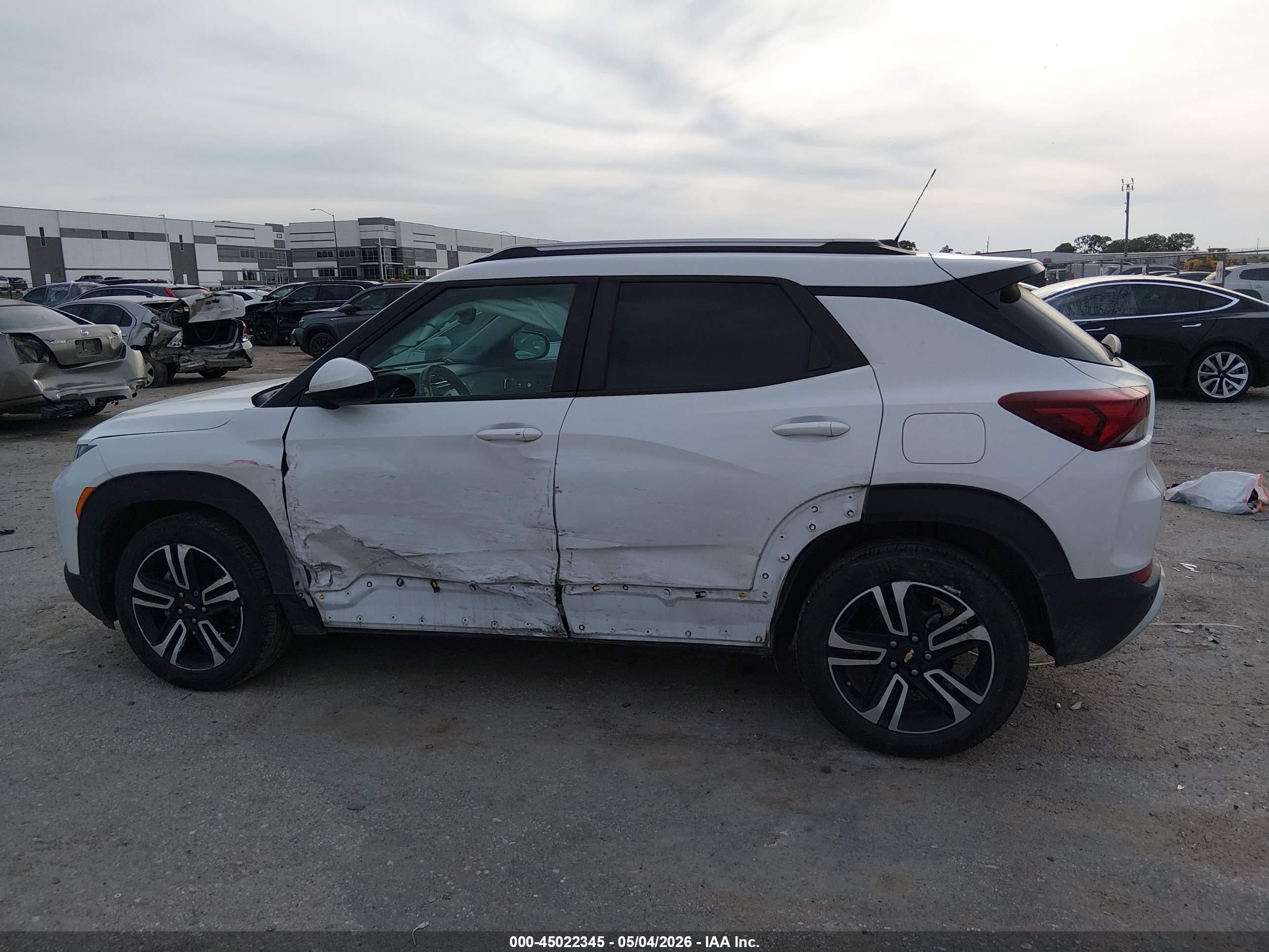 2021 Chevrolet Trailblazer Fwd Lt White vin: KL79MPS29MB172988
