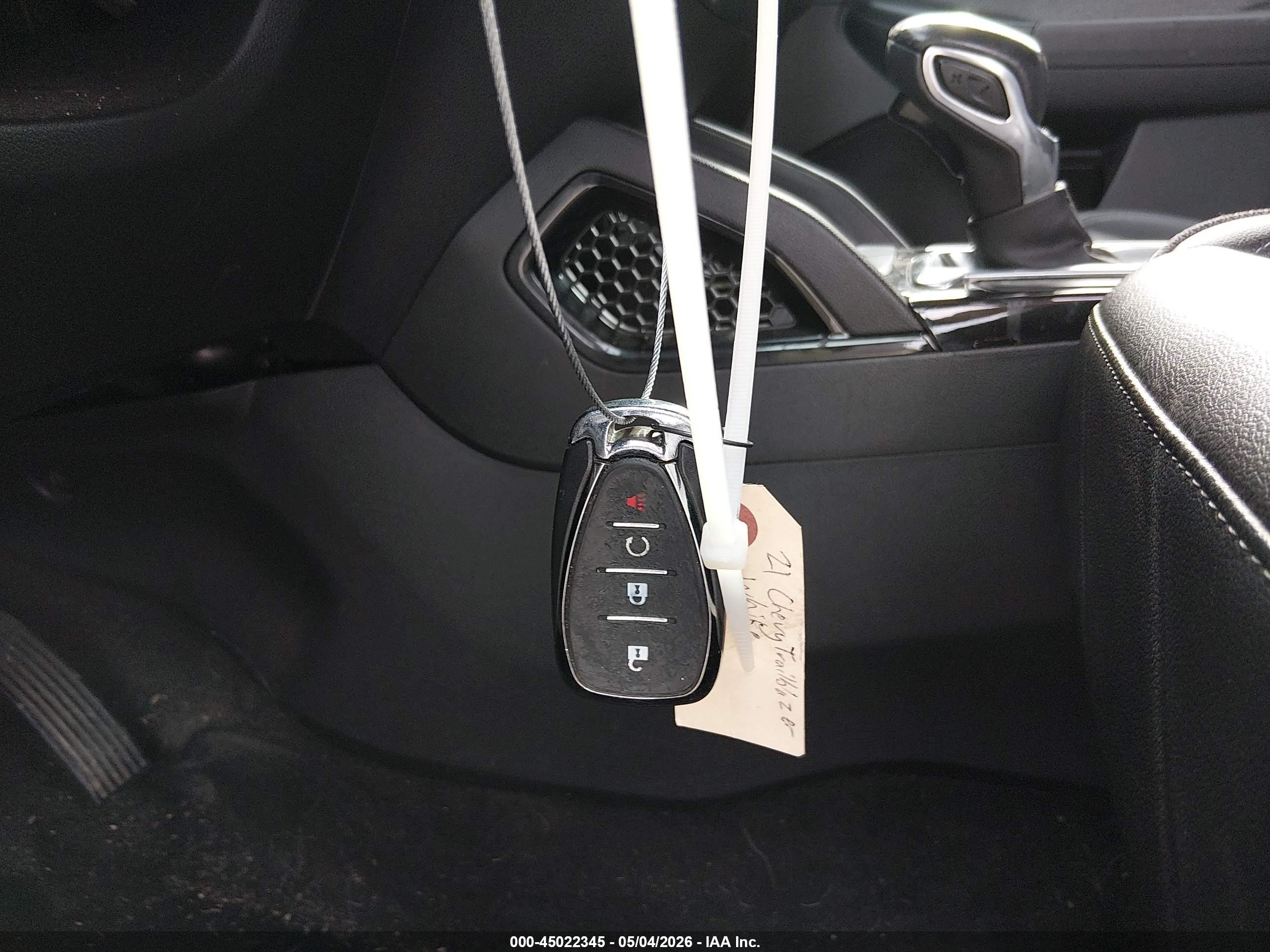 2021 Chevrolet Trailblazer Fwd Lt White vin: KL79MPS29MB172988