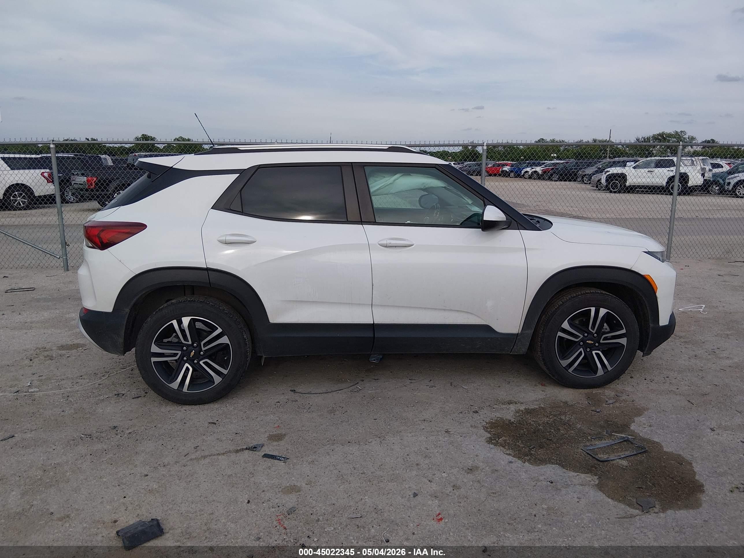 2021 Chevrolet Trailblazer Fwd Lt White vin: KL79MPS29MB172988