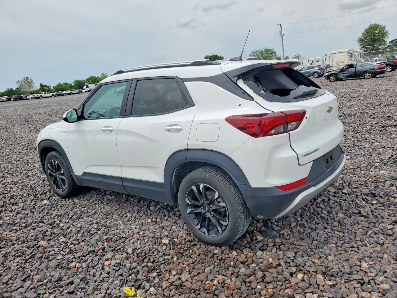 2023 Chevrolet Trailblazer Lt White vin: KL79MPS29PB157637