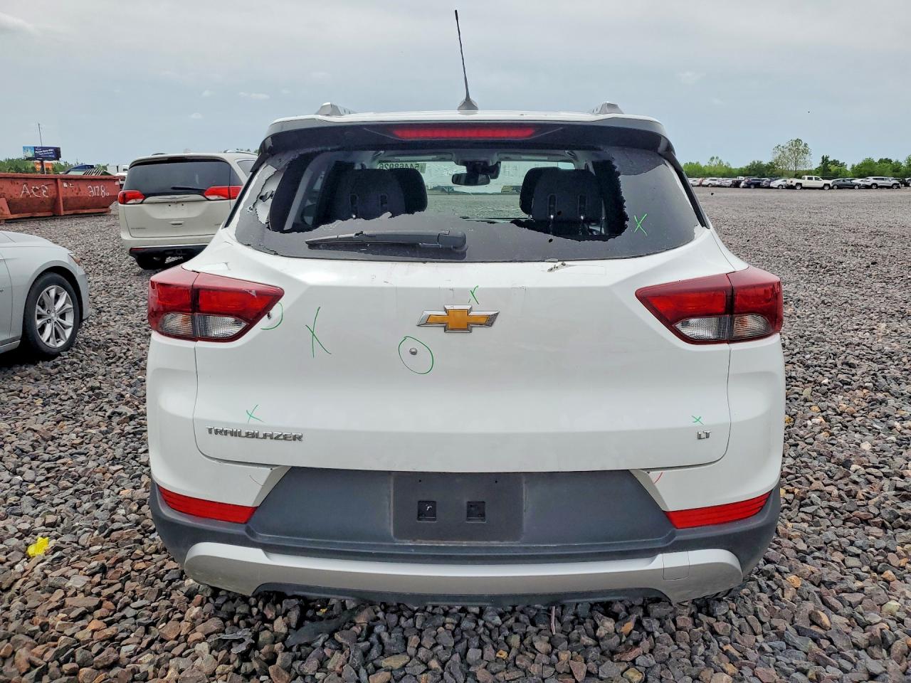2023 Chevrolet Trailblazer Lt White vin: KL79MPS29PB157637
