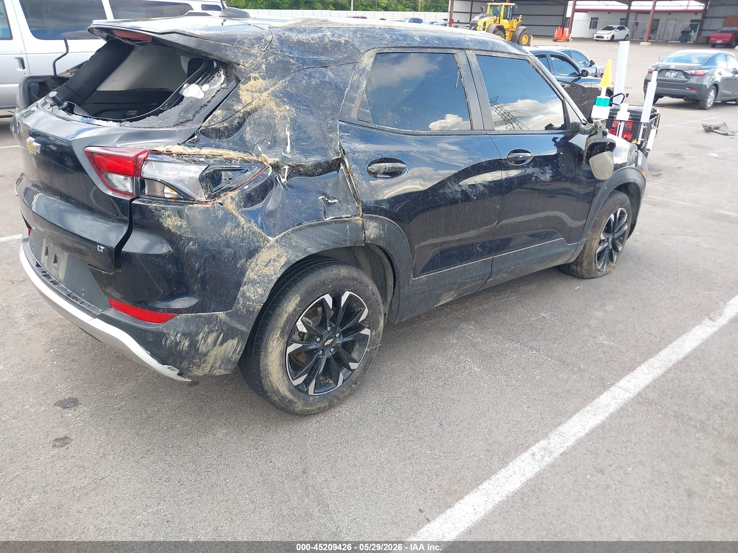 2021 Chevrolet Trailblazer Fwd Lt Black vin: KL79MPS2XMB129843