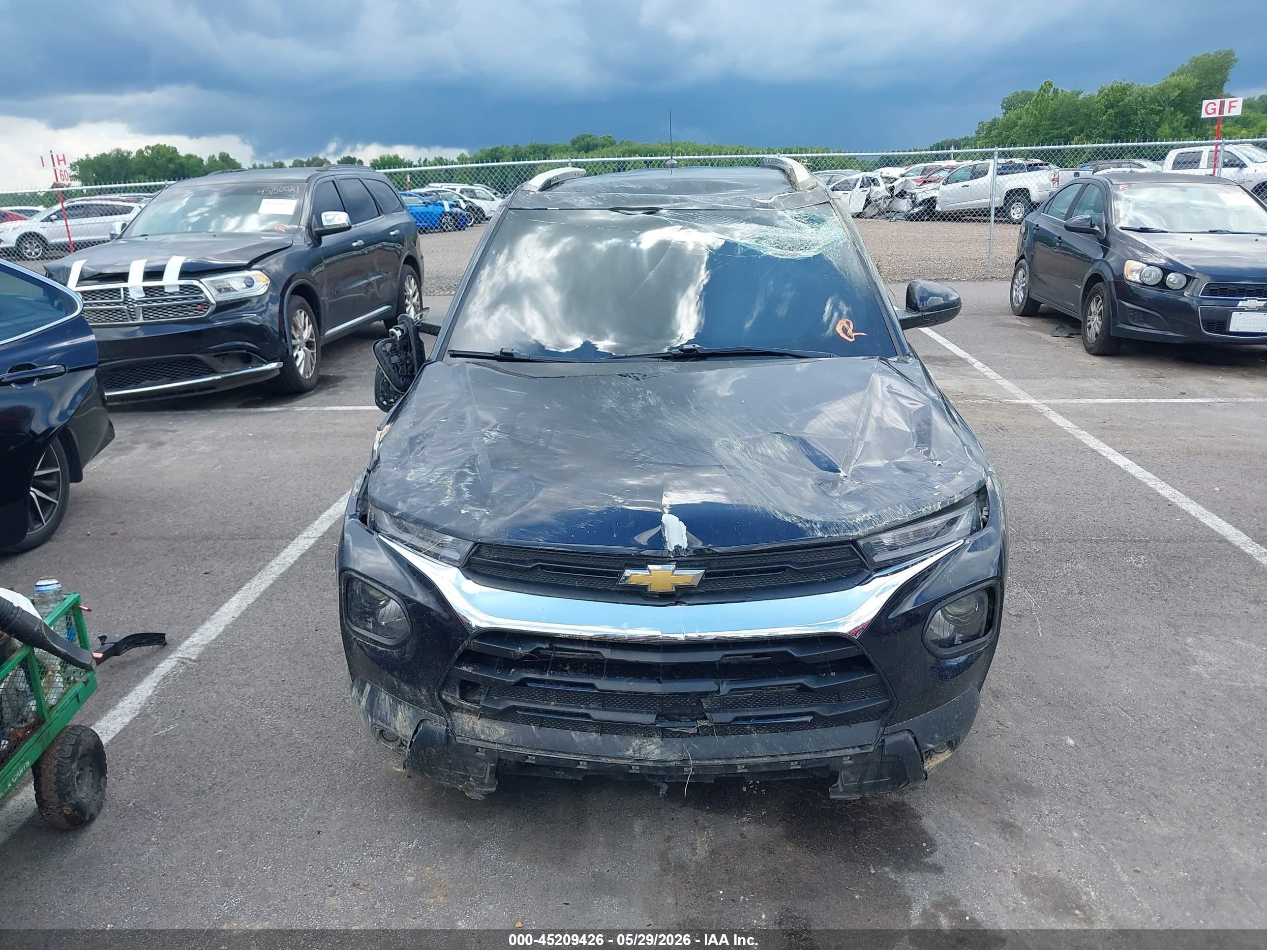 2021 Chevrolet Trailblazer Fwd Lt Black vin: KL79MPS2XMB129843