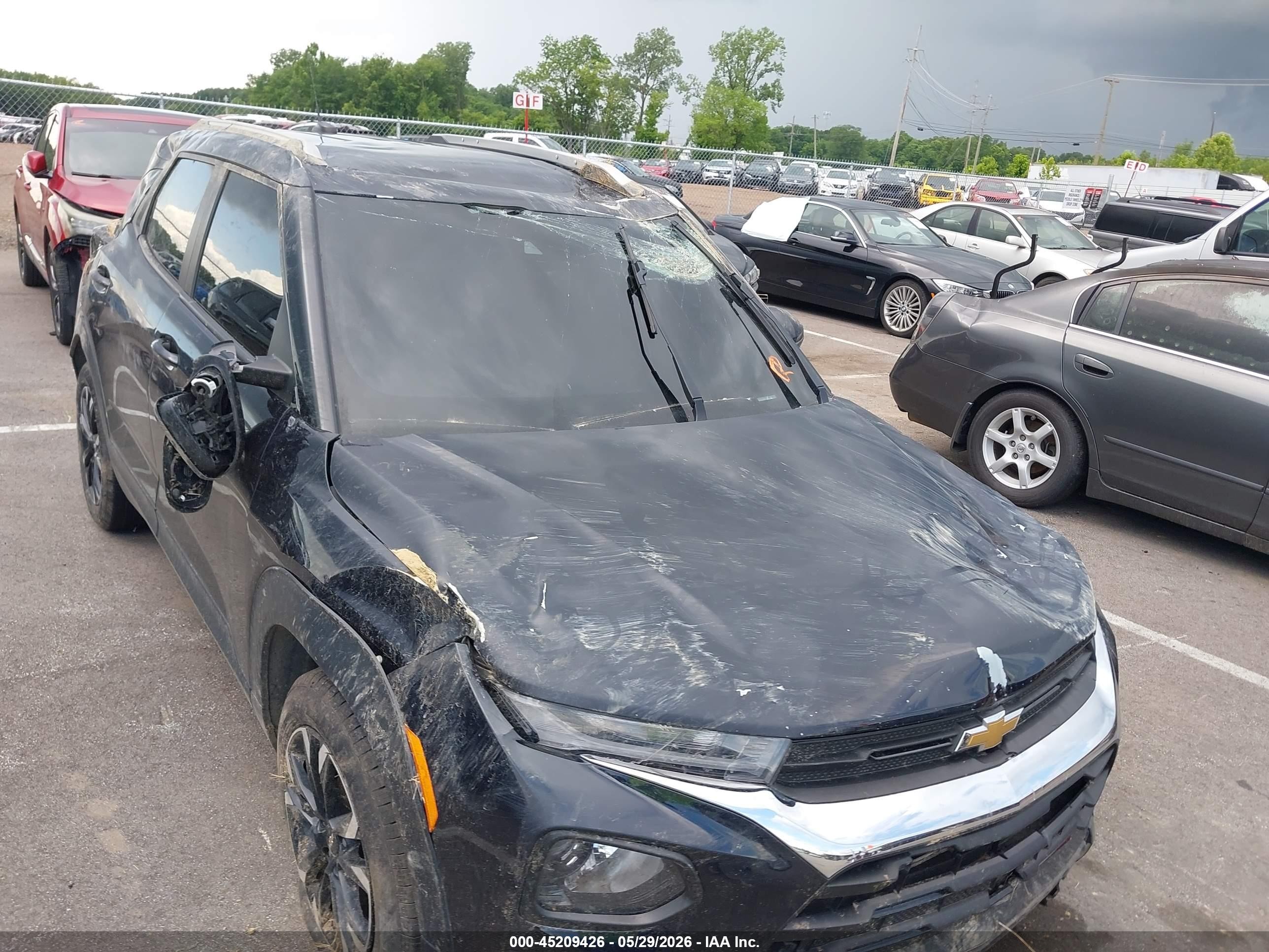 2021 Chevrolet Trailblazer Fwd Lt Black vin: KL79MPS2XMB129843