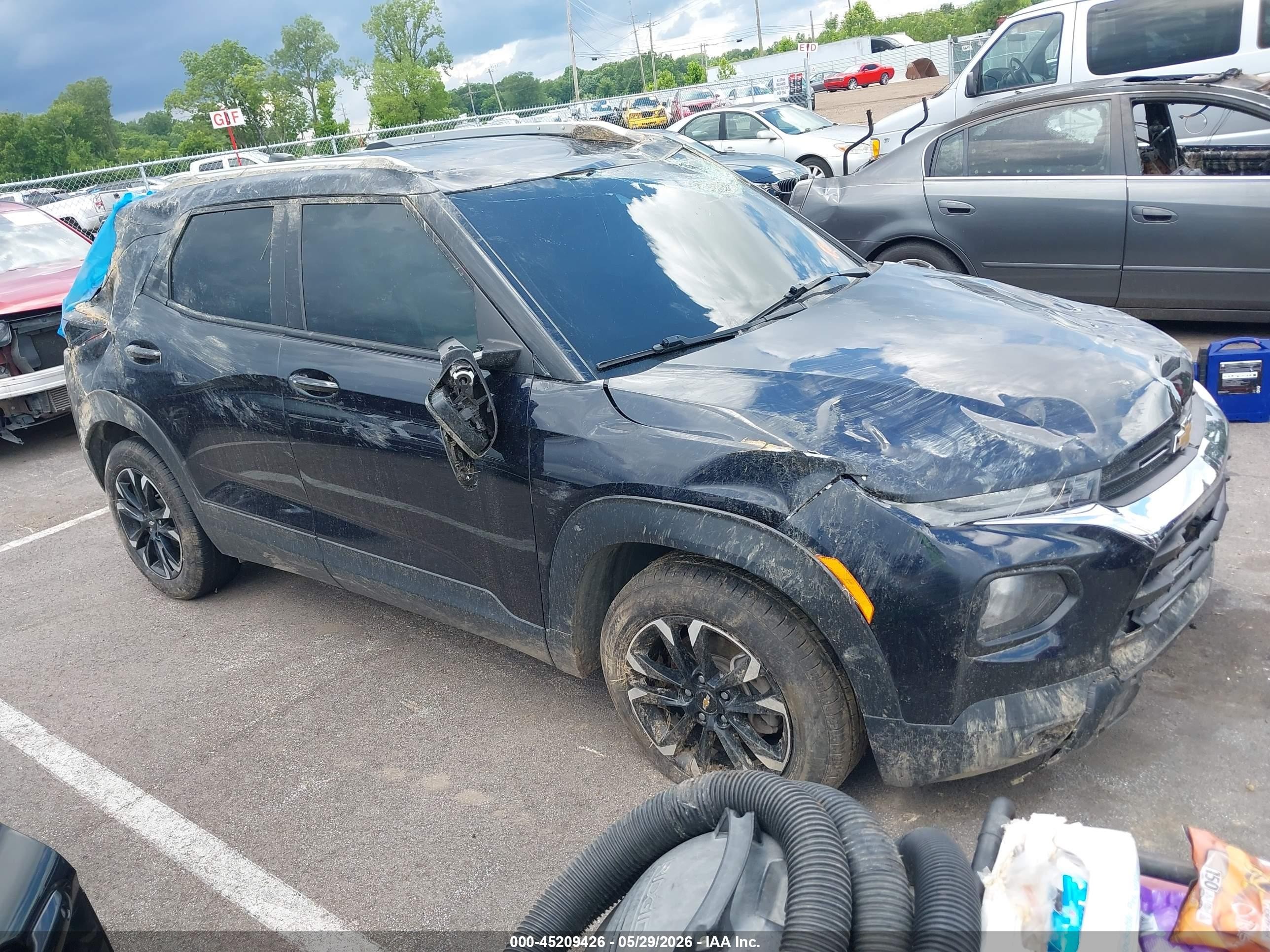 2021 Chevrolet Trailblazer Fwd Lt Black vin: KL79MPS2XMB129843