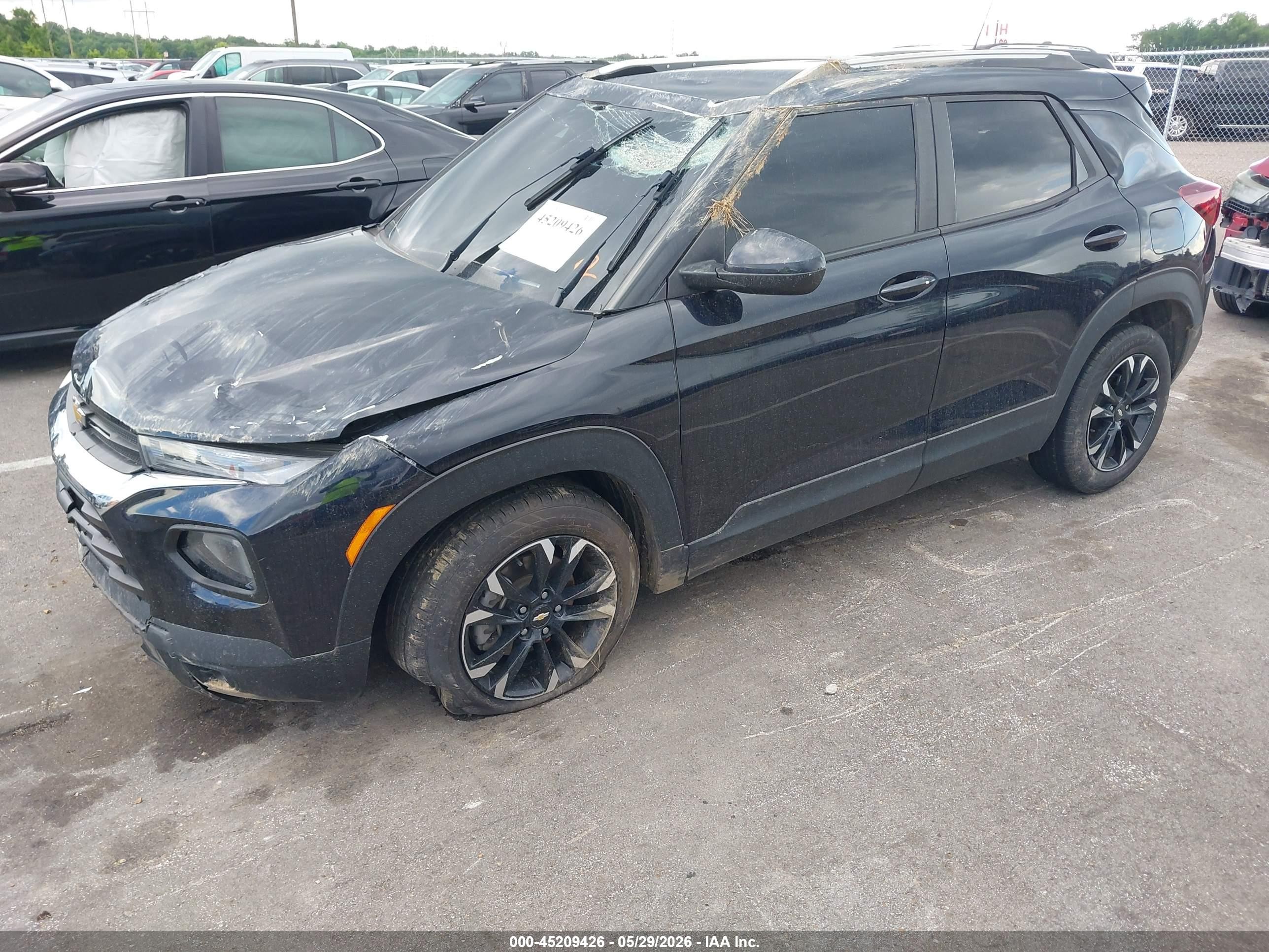 2021 Chevrolet Trailblazer Fwd Lt Black vin: KL79MPS2XMB129843