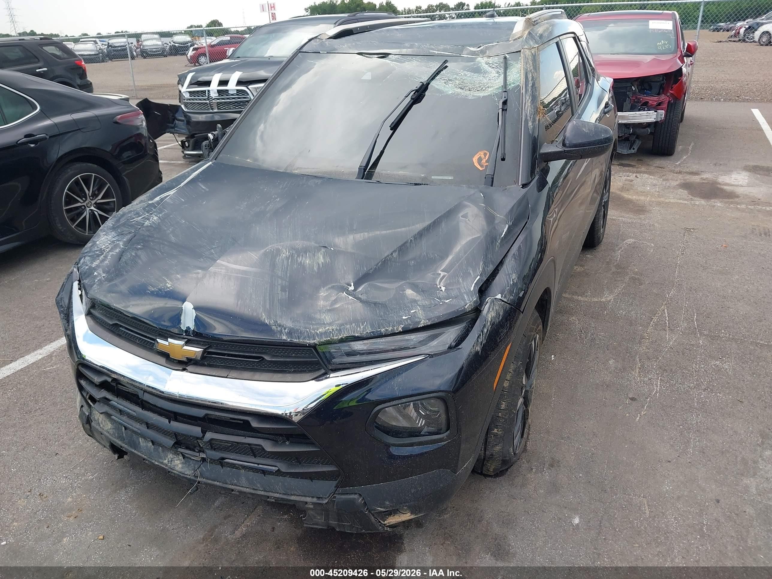 2021 Chevrolet Trailblazer Fwd Lt Black vin: KL79MPS2XMB129843