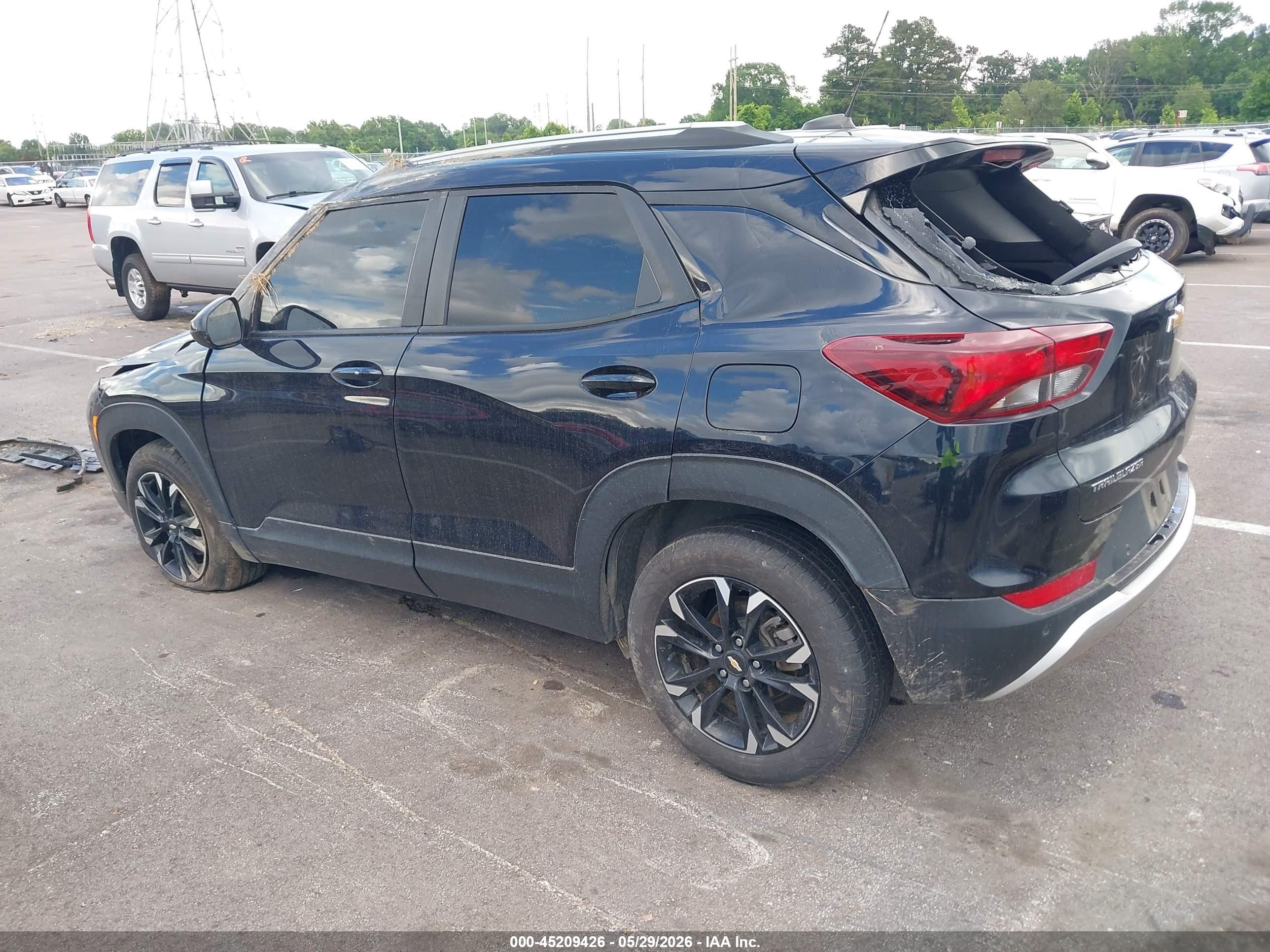 2021 Chevrolet Trailblazer Fwd Lt Black vin: KL79MPS2XMB129843