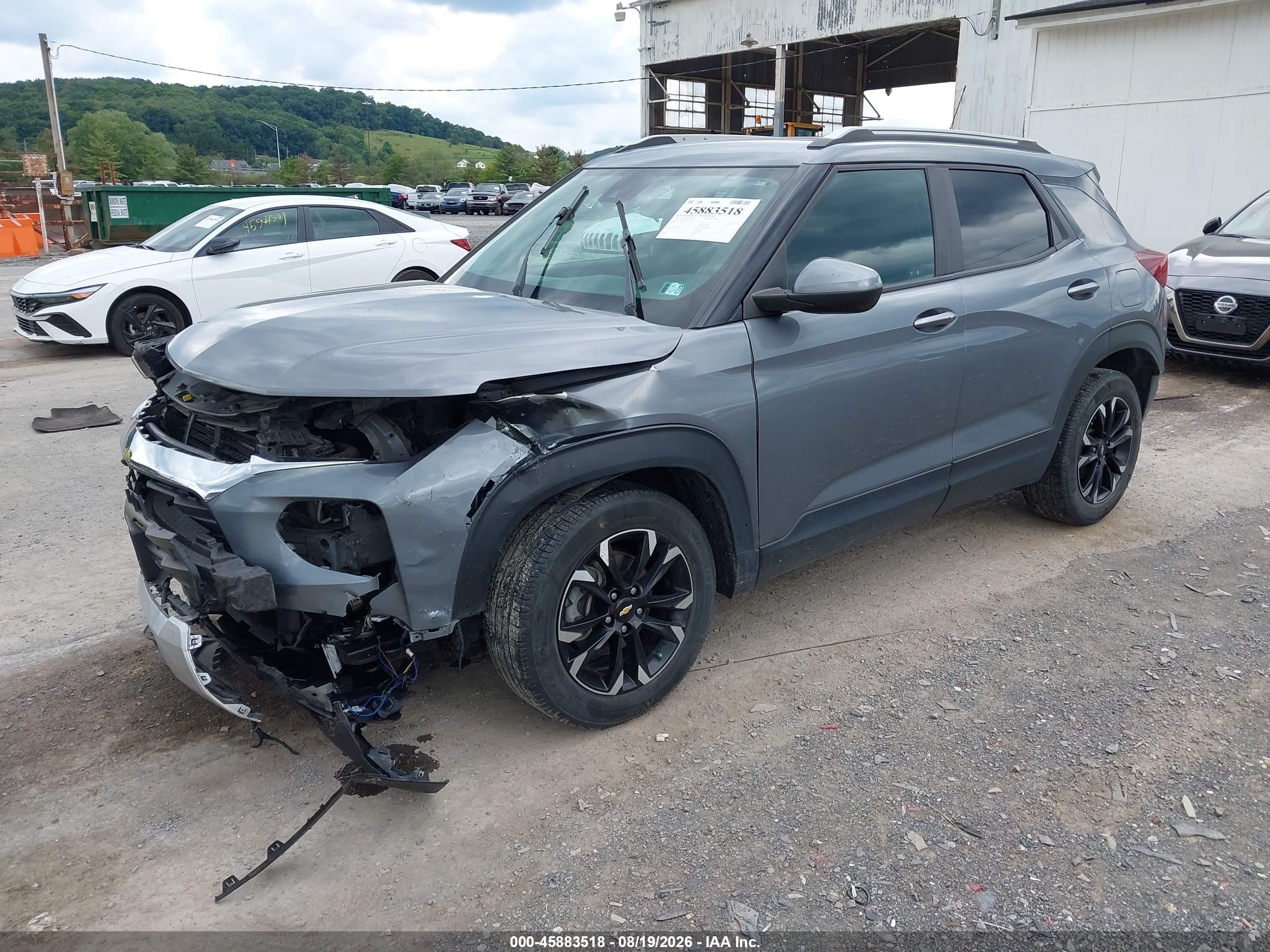 2021 Chevrolet Trailblazer Fwd Lt Gray vin: KL79MPS2XMB130538