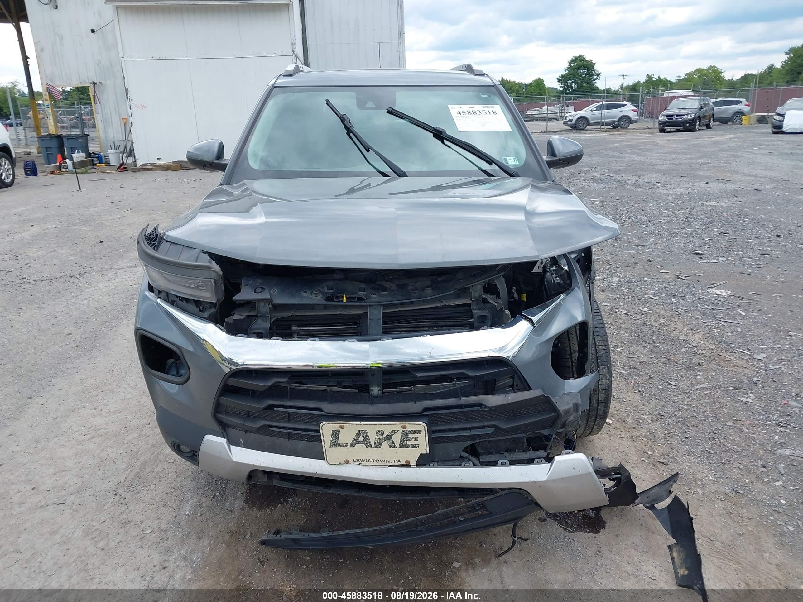 2021 Chevrolet Trailblazer Fwd Lt Gray vin: KL79MPS2XMB130538