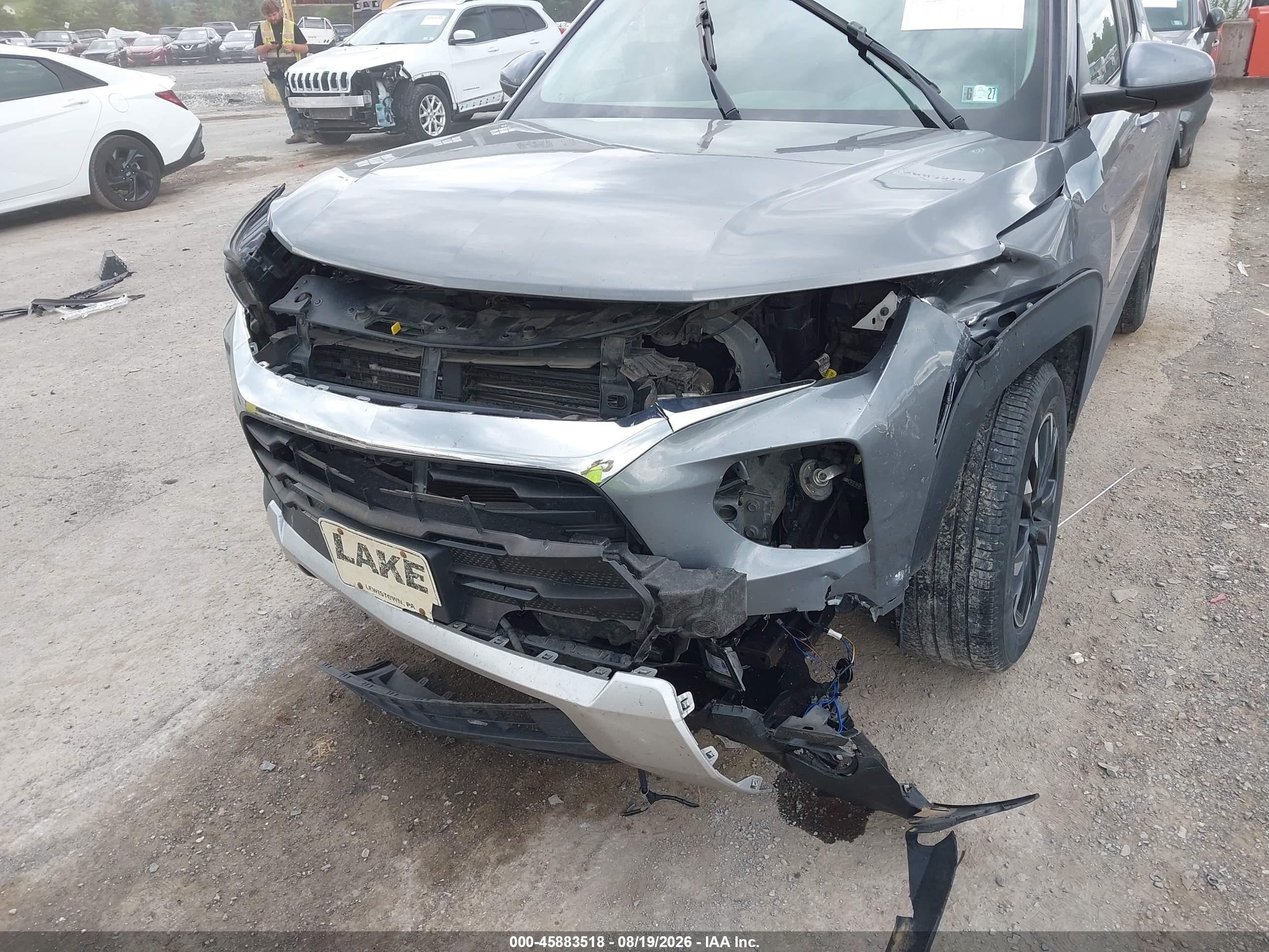 2021 Chevrolet Trailblazer Fwd Lt Gray vin: KL79MPS2XMB130538