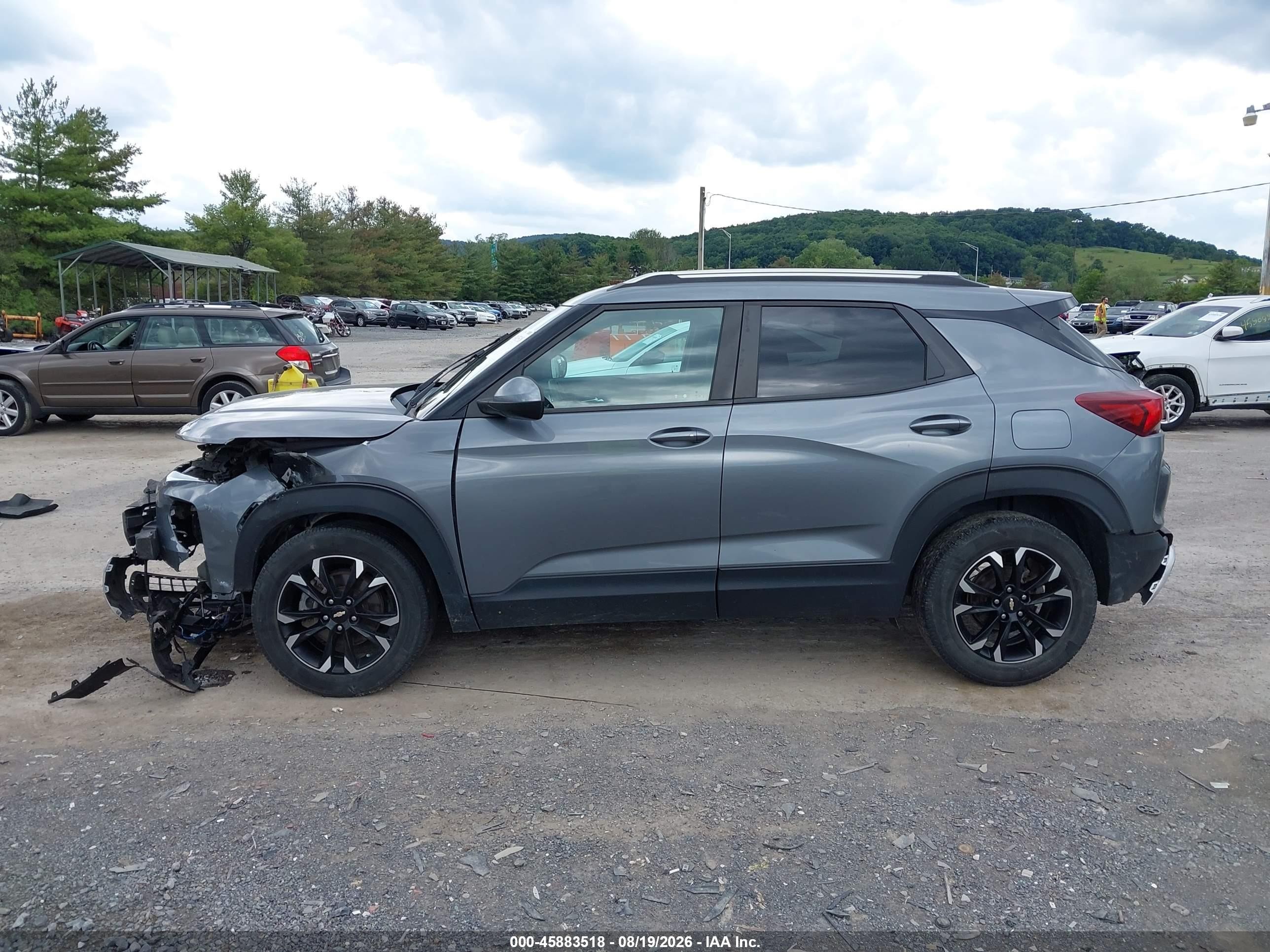 2021 Chevrolet Trailblazer Fwd Lt Gray vin: KL79MPS2XMB130538